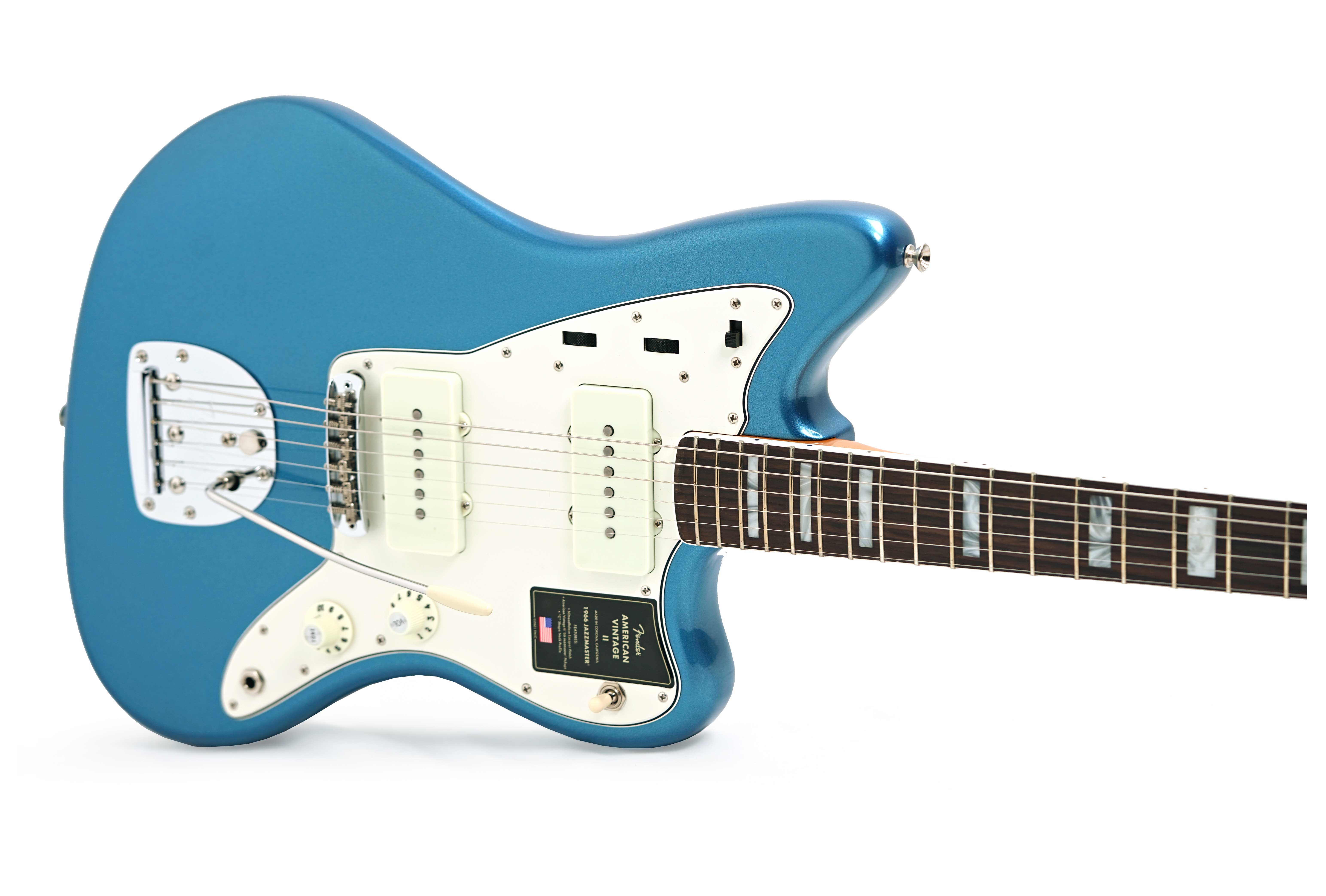 GUITARGUITAR Fender American Vintage II 1966 Jazzmaster Rosewood Fingerboard Lake Placid Blue #V2449776