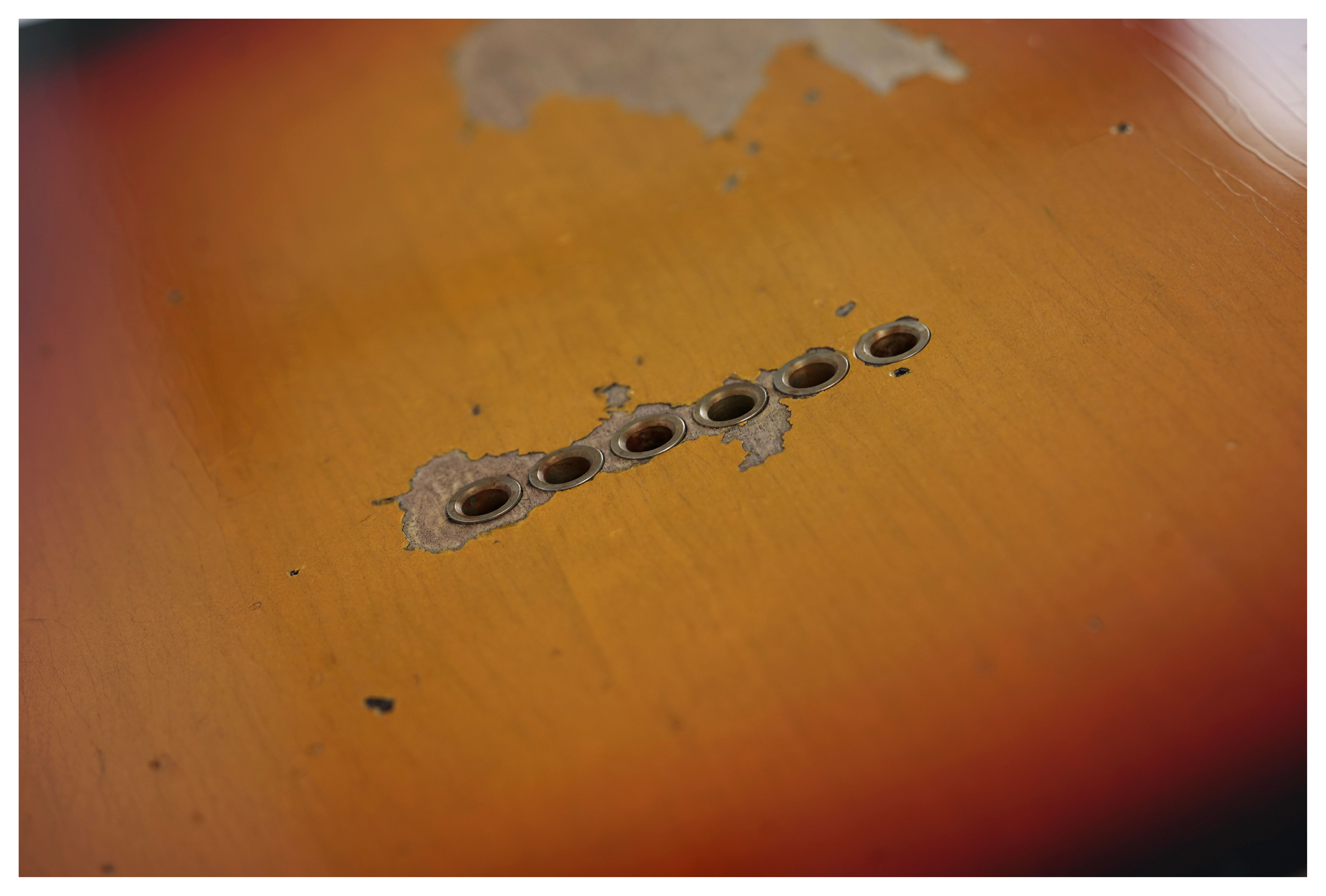 GUITARGUITAR Fender Custom Shop 1961 Telecaster Heavy Relic Faded Aged Bleached 3 Colour Sunburst #CZ587372