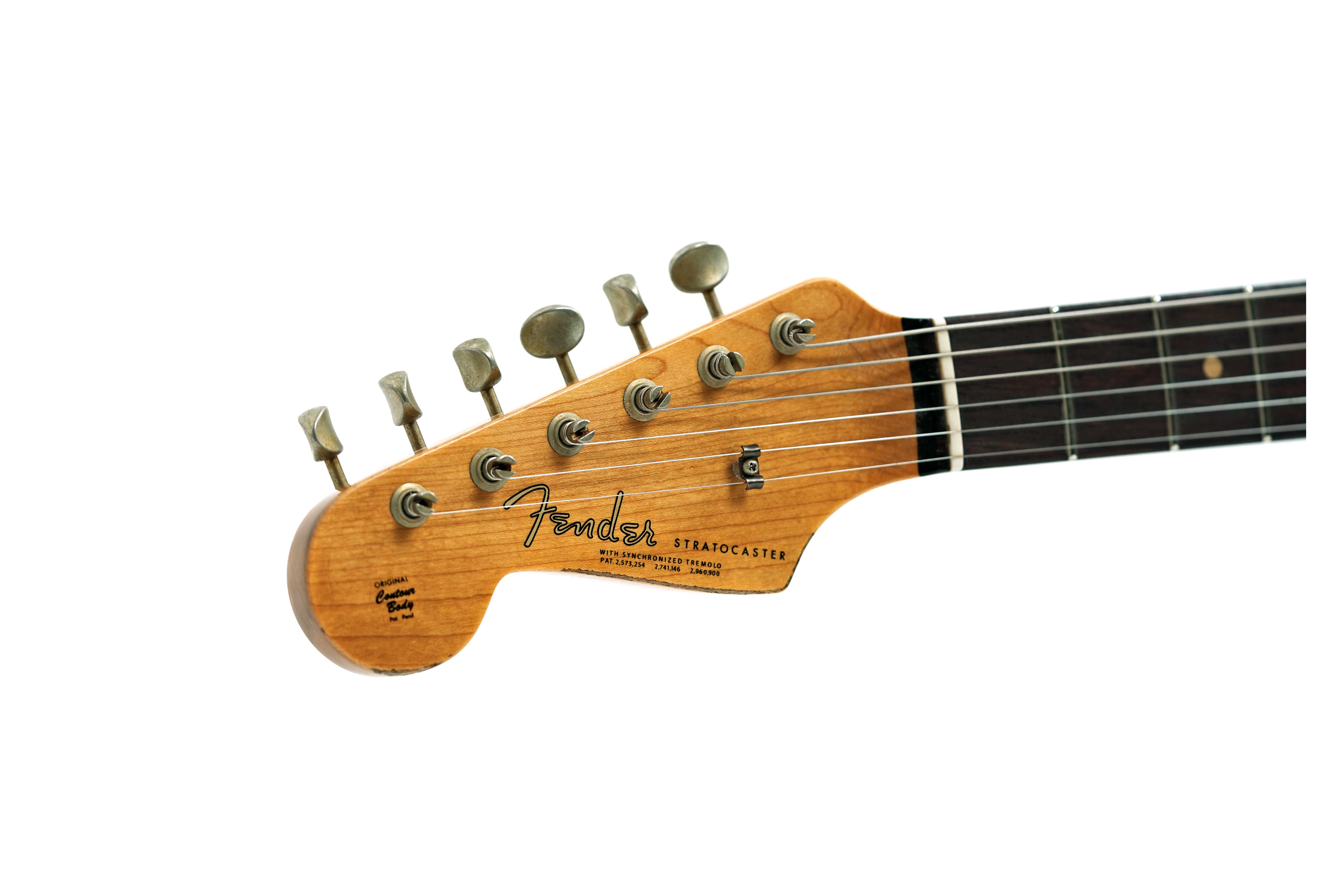 GUITARGUITAR Fender Custom Shop Mid 60's Stratocaster Relic HLE Gold Left Handed #R144606