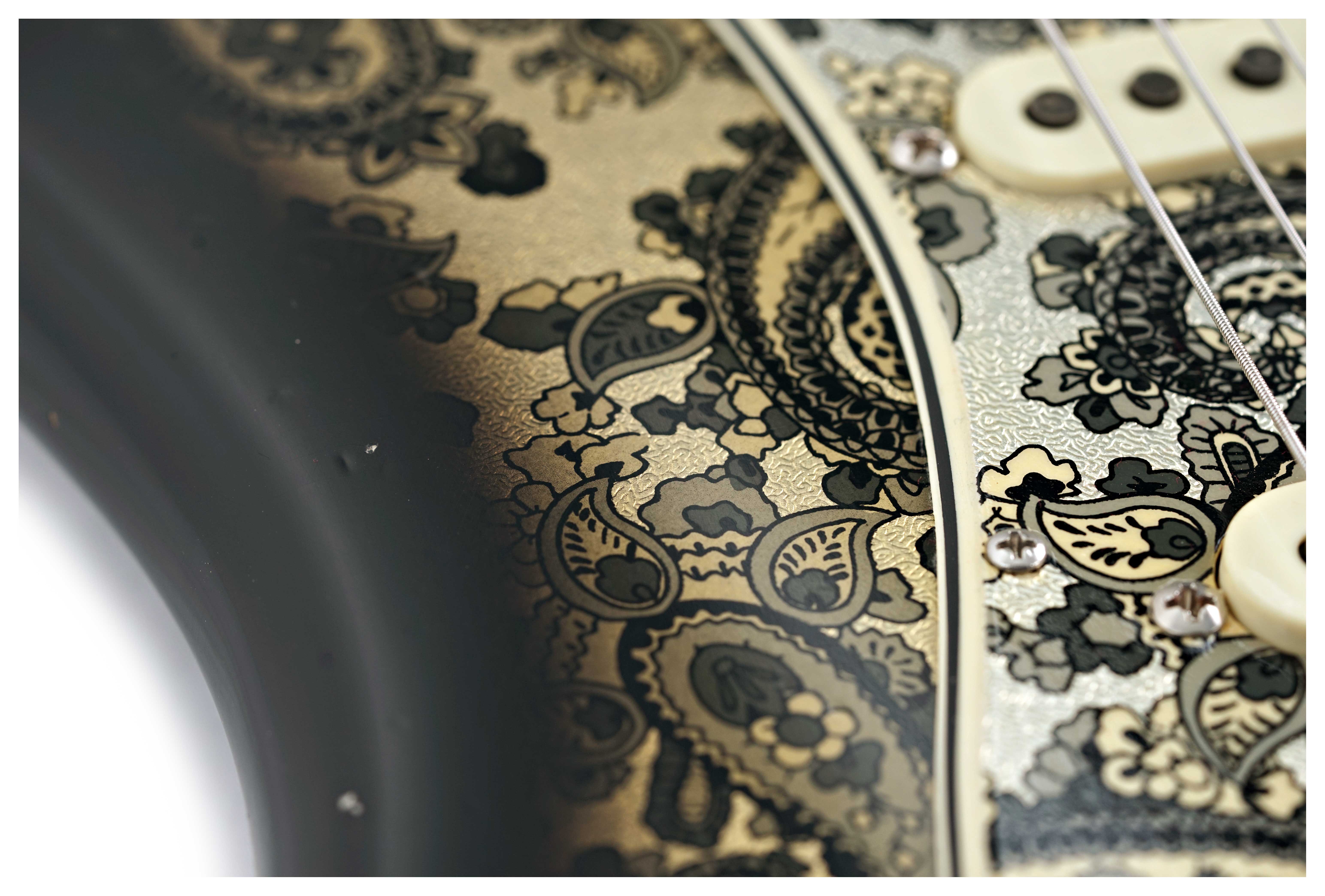 GUITARGUITAR Fender Custom Shop Limited Edition 1968 Stratocaster Journeyman Relic Black Paisley #CZ586101