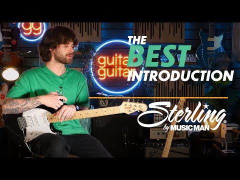 GUITARGUITAR Music Man Sterling Intro Series Cutlass CT20HSS Canvas White Maple Fingerboard