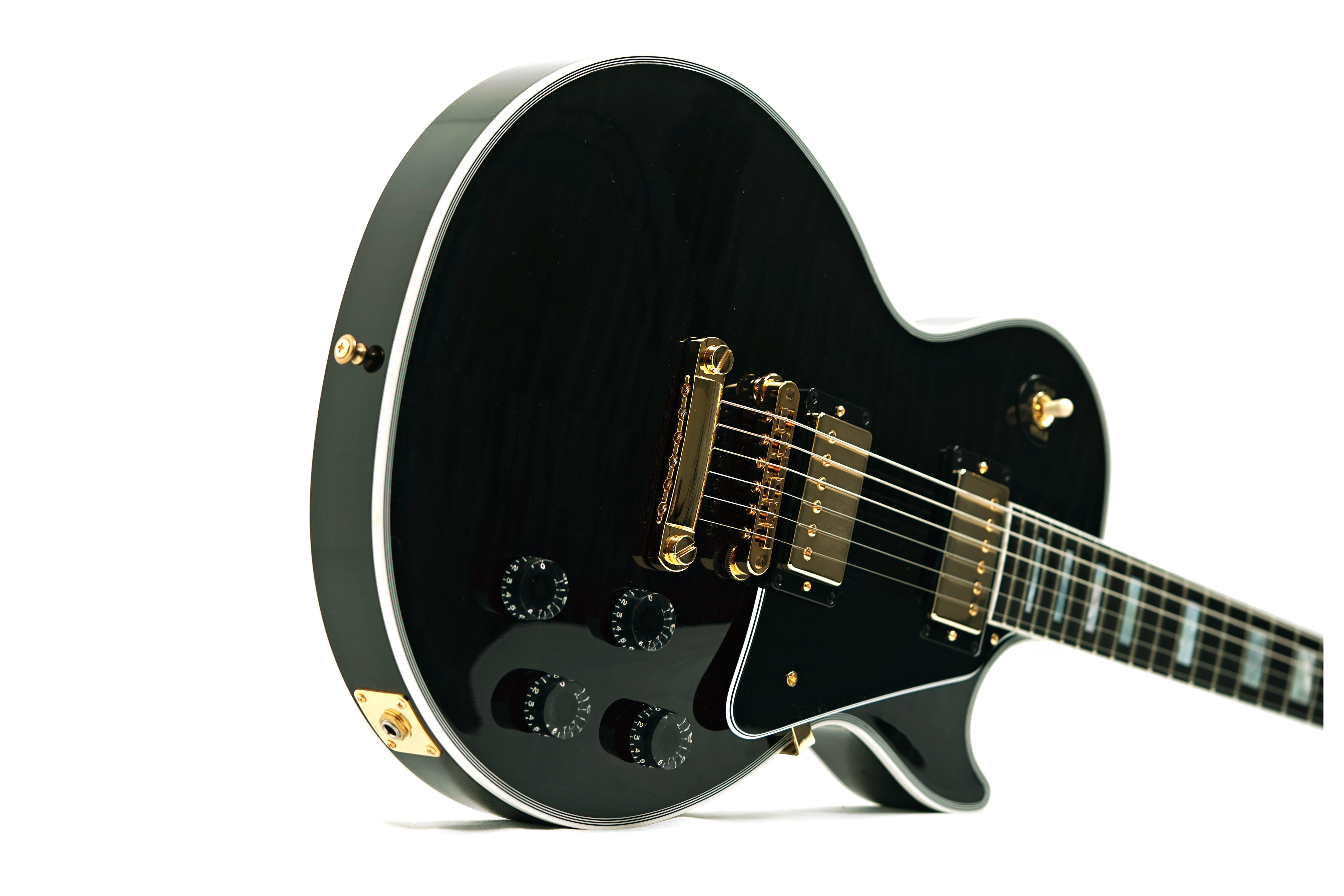 GUITARGUITAR Gibson Custom Shop Dealer Select Les Paul Custom Trans Black #CS502272