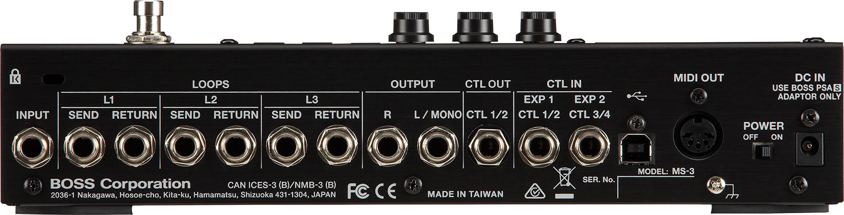 GUITARGUITAR BOSS MS-3 Multi Effects Switcher