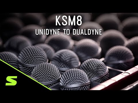 GUITARGUITAR Shure KSM8 Nickel Dualdyne Microphone