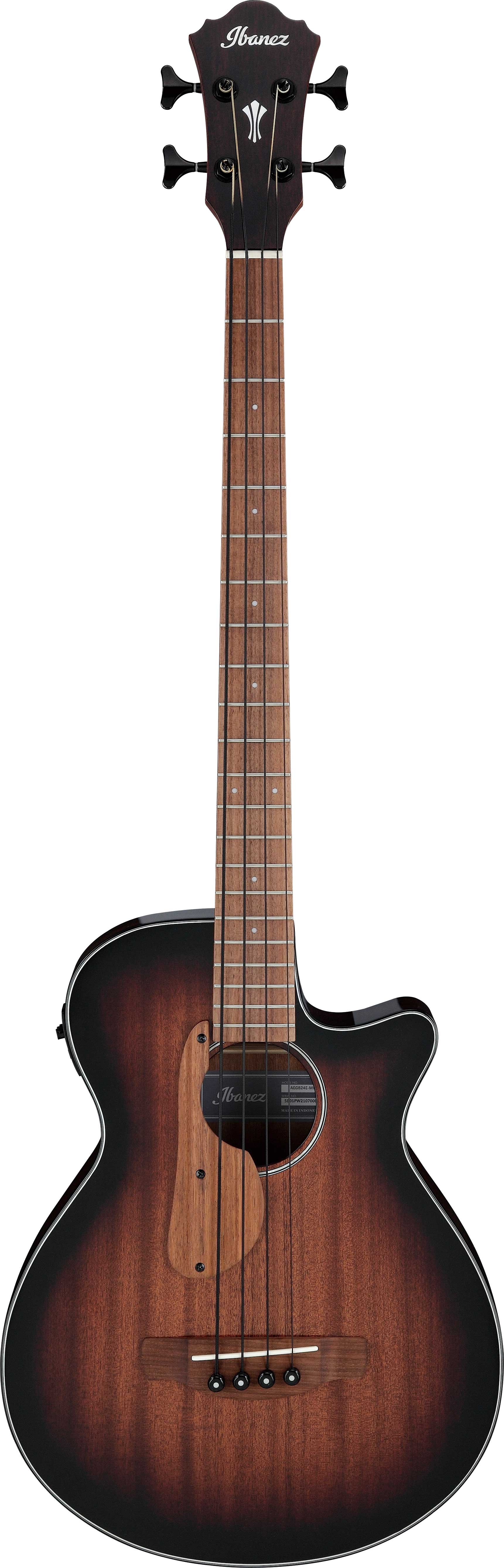 GUITARGUITAR Ibanez AEGB24E Mahogany Sunburst High Gloss