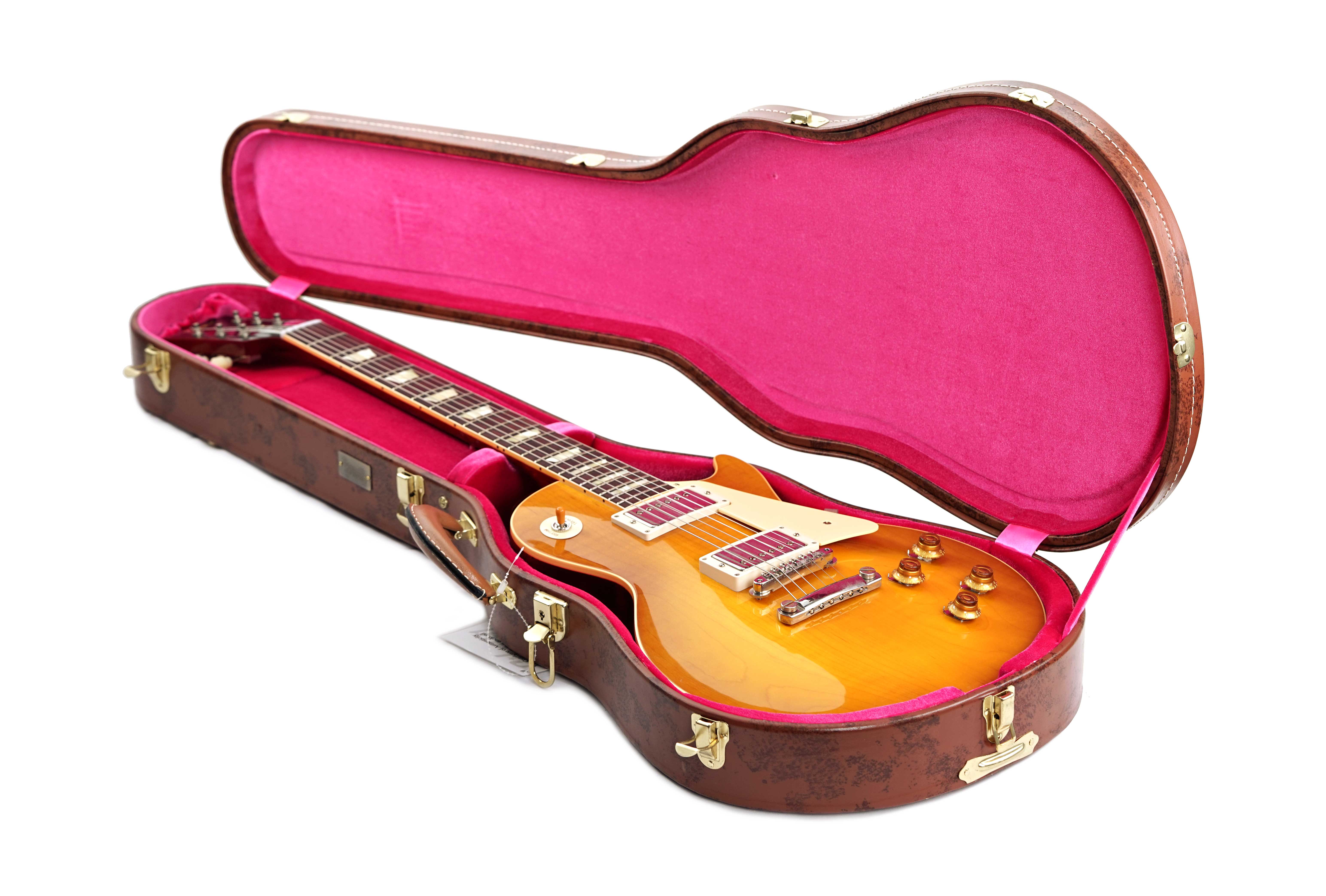 GUITARGUITAR Gibson Custom Shop 1958 Les Paul Standard Reissue Lemon Burst VOS #85348