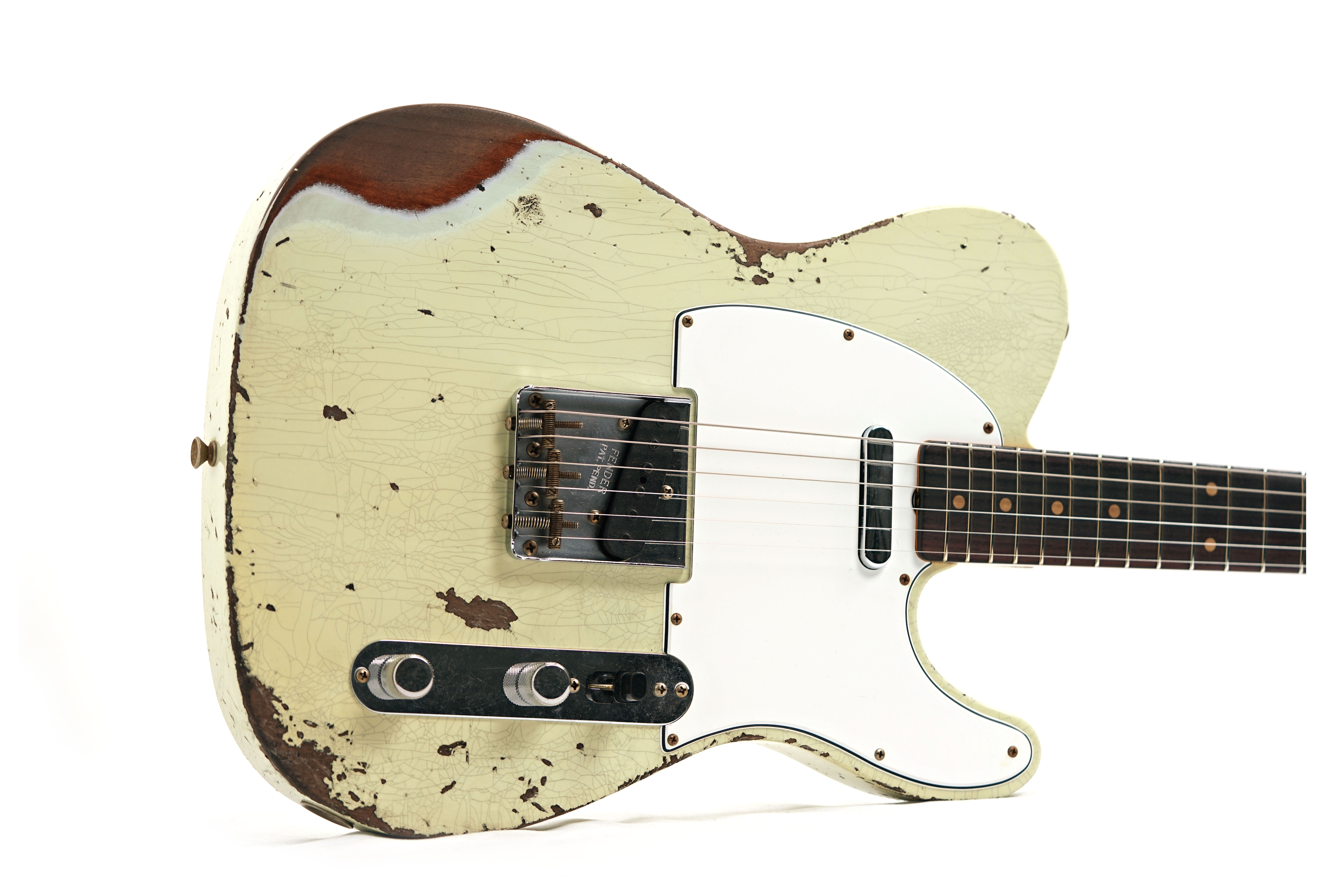 GUITARGUITAR Fender Custom Shop 1961 Telecaster Heavy Relic Faded Aged Tomatillo Green #CZ587820