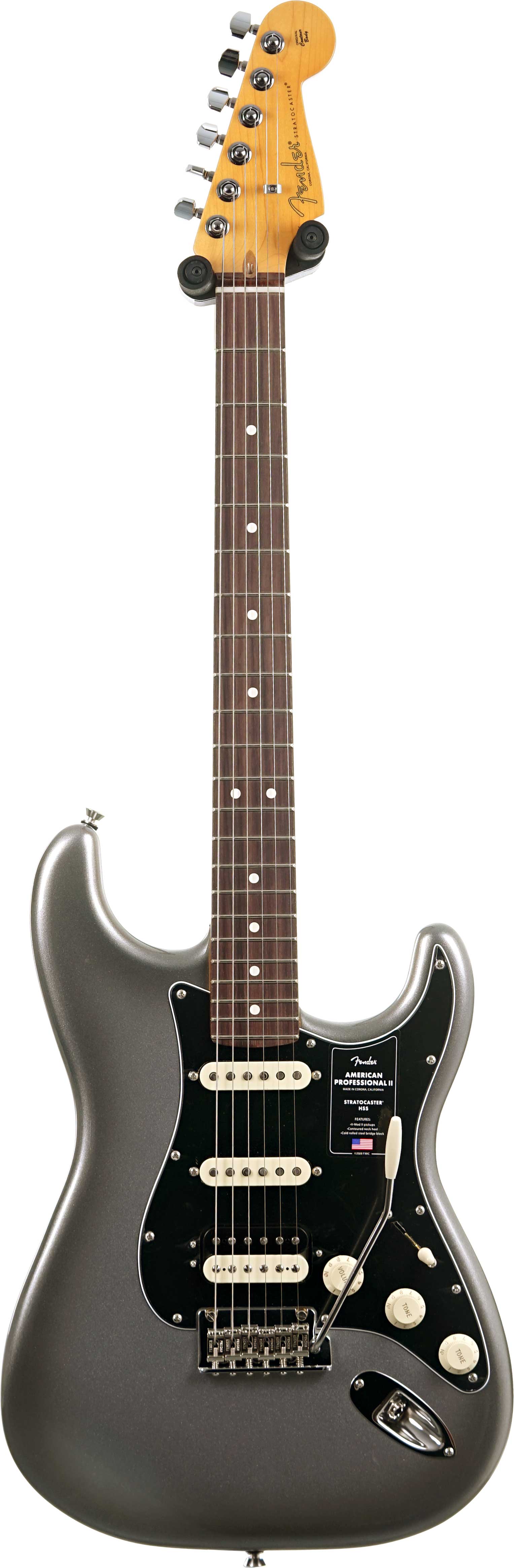 GUITARGUITAR Fender American Professional II Stratocaster HSS Mercury Rosewood Fingerboard #US25042826