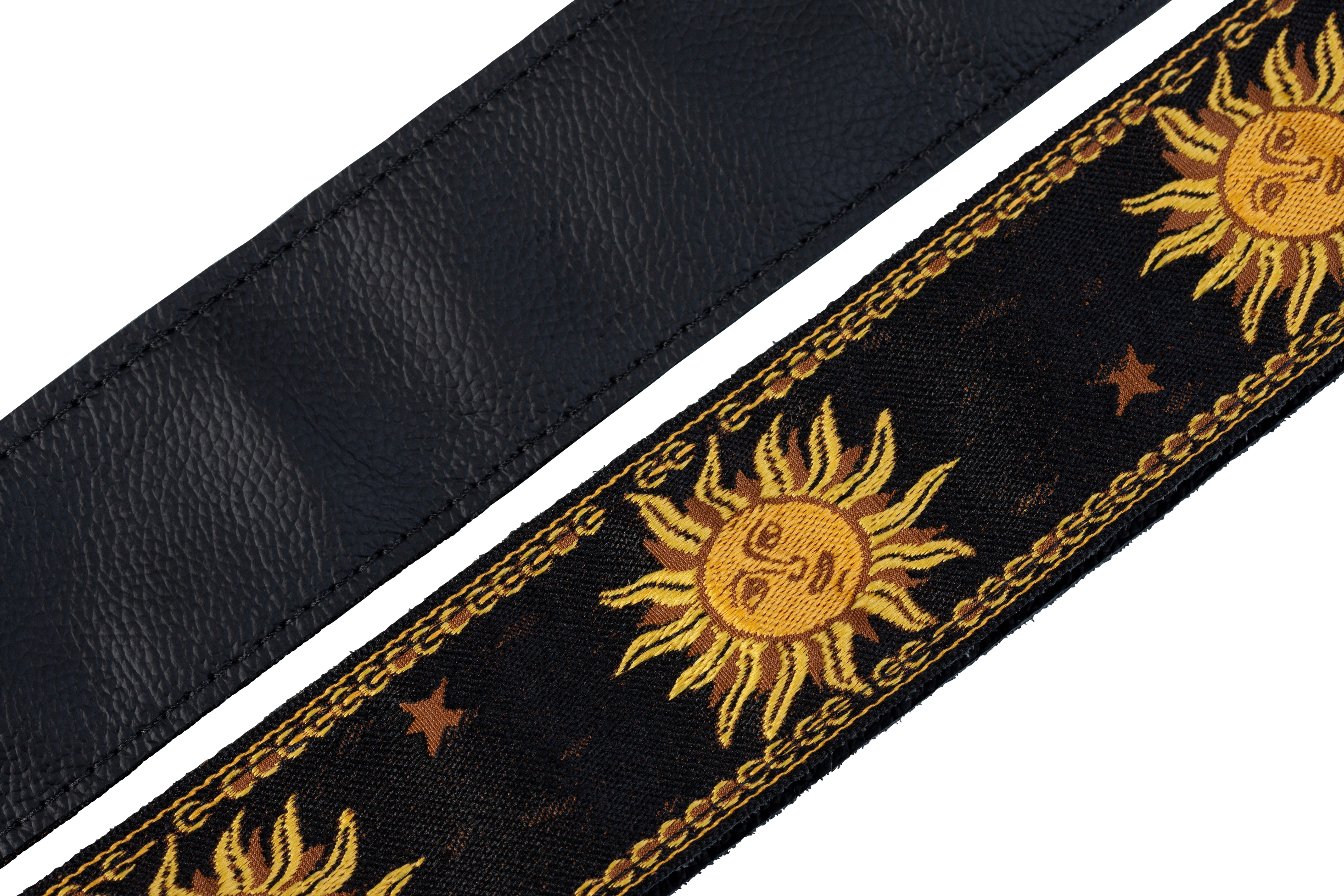 GUITARGUITAR Levy's MPJGSUNBLK Jaquard Sun Images Strap