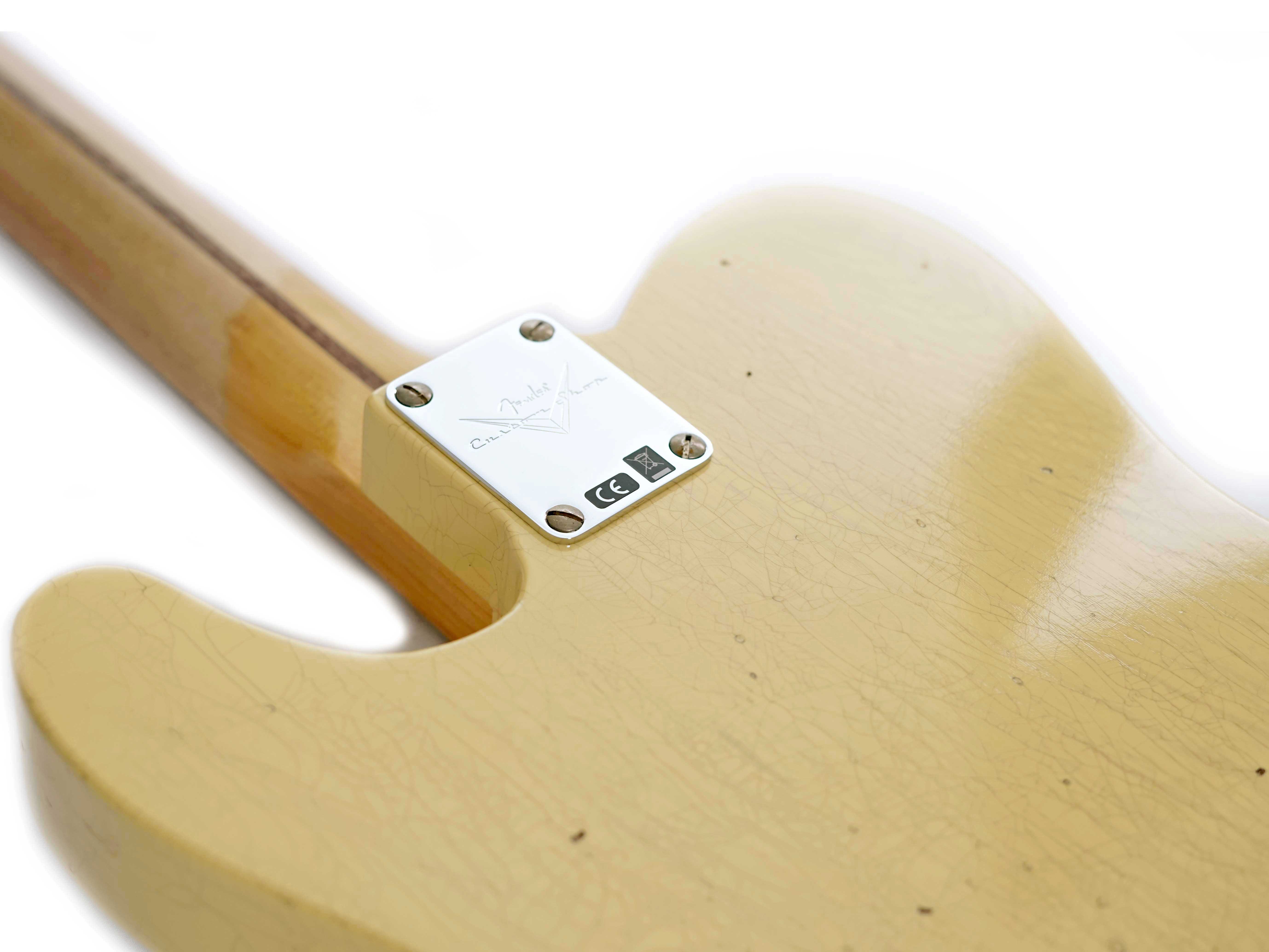 GUITARGUITAR Fender Custom Shop 1950 Double Esquire Journeyman Relic Faded Nocaster Blonde #R138580