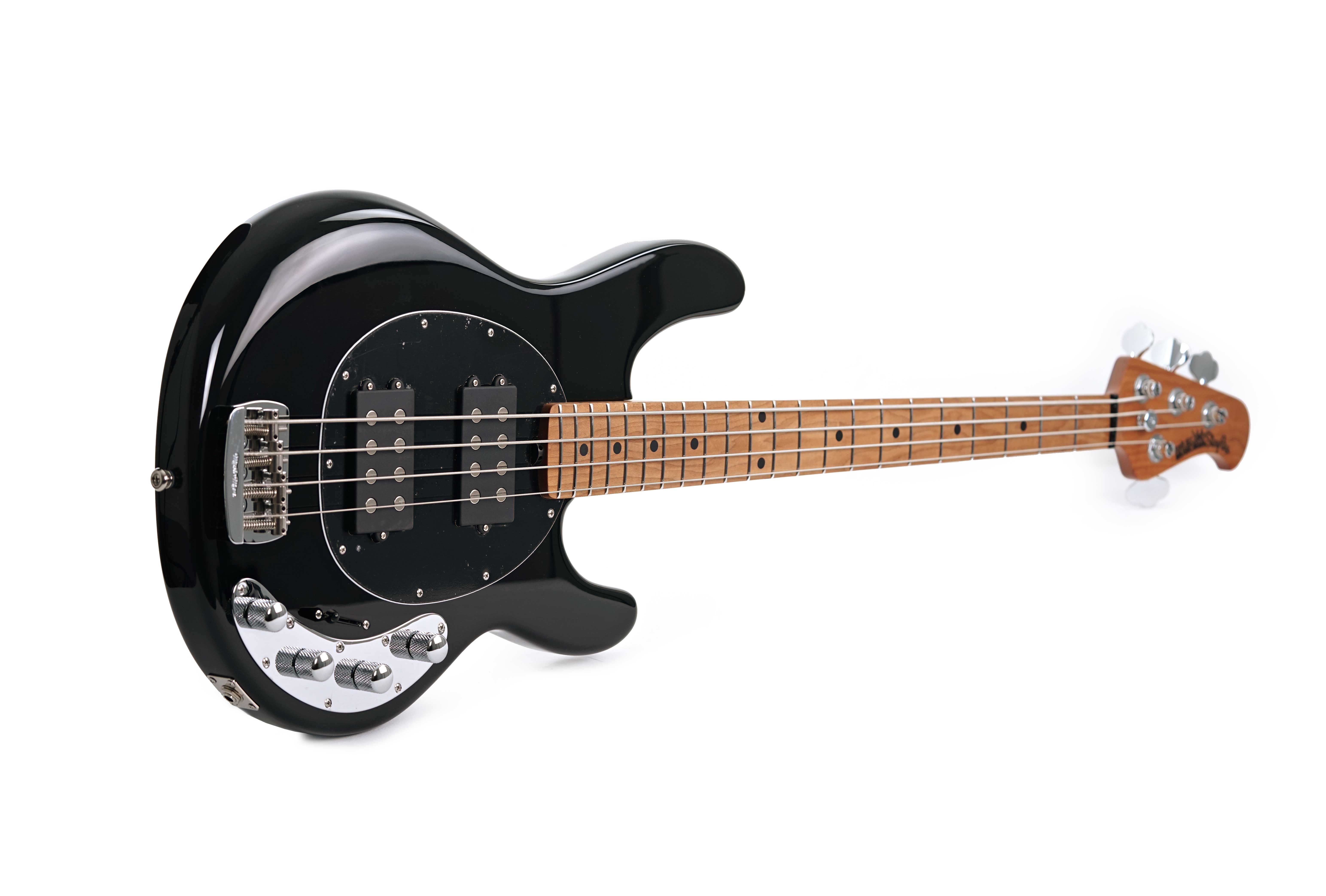 GUITARGUITAR Music Man Stingray Special 4 HH Black Maple Fingerboard #F99328