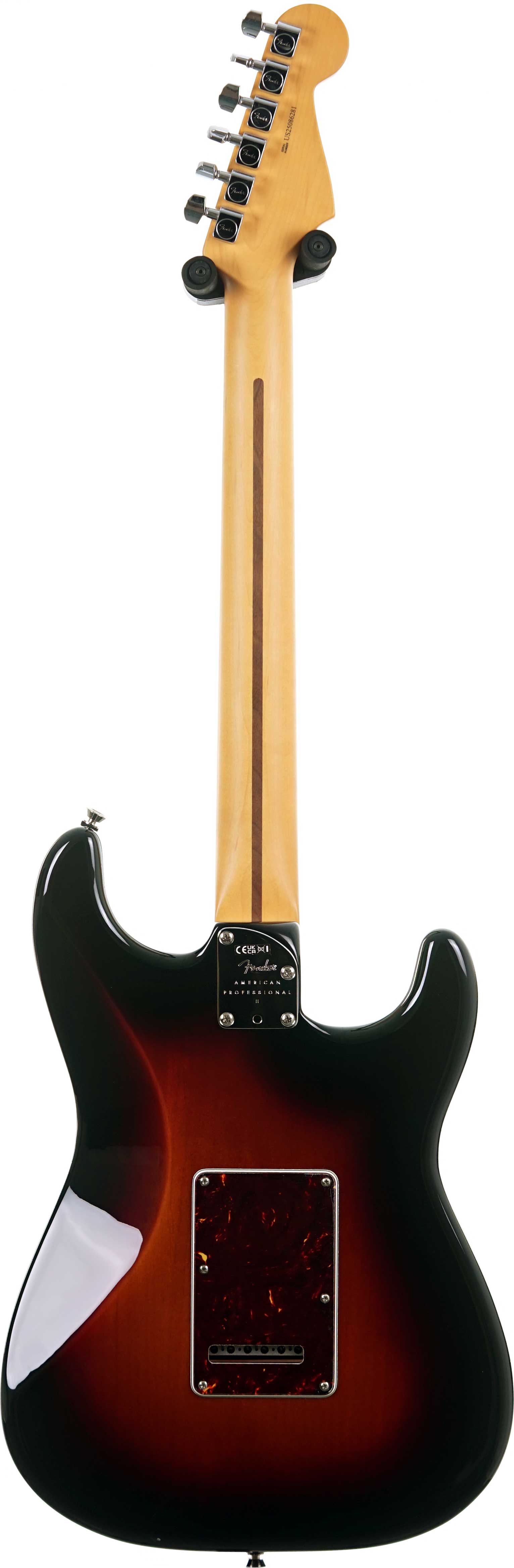 GUITARGUITAR Fender American Professional II Stratocaster 3 Tone Sunburst Rosewood Fingerboard Left Handed #US25086281