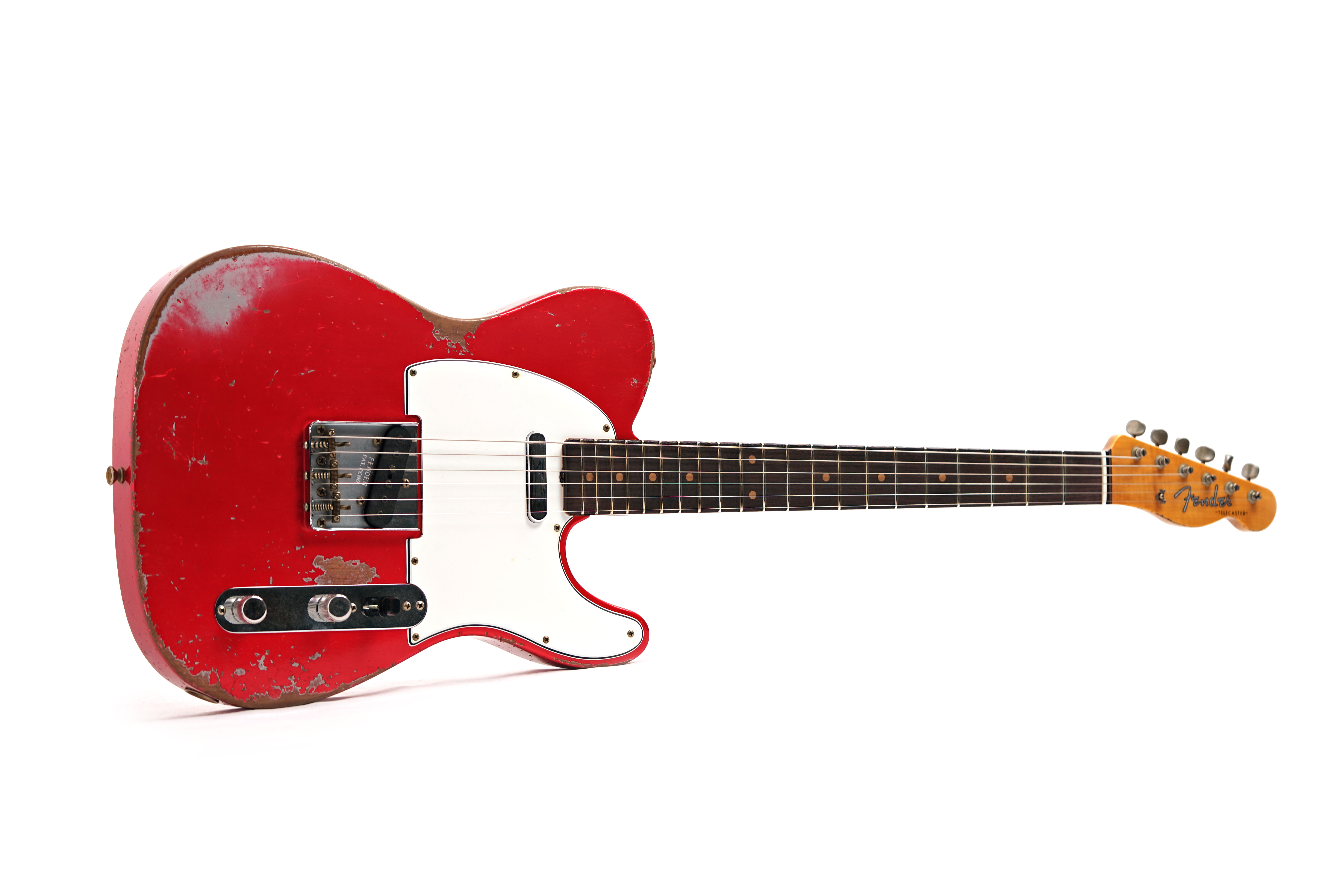 GUITARGUITAR Fender Custom Shop 1961 Telecaster Heavy Relic Faded Aged Candy Apple Red #CZ587863