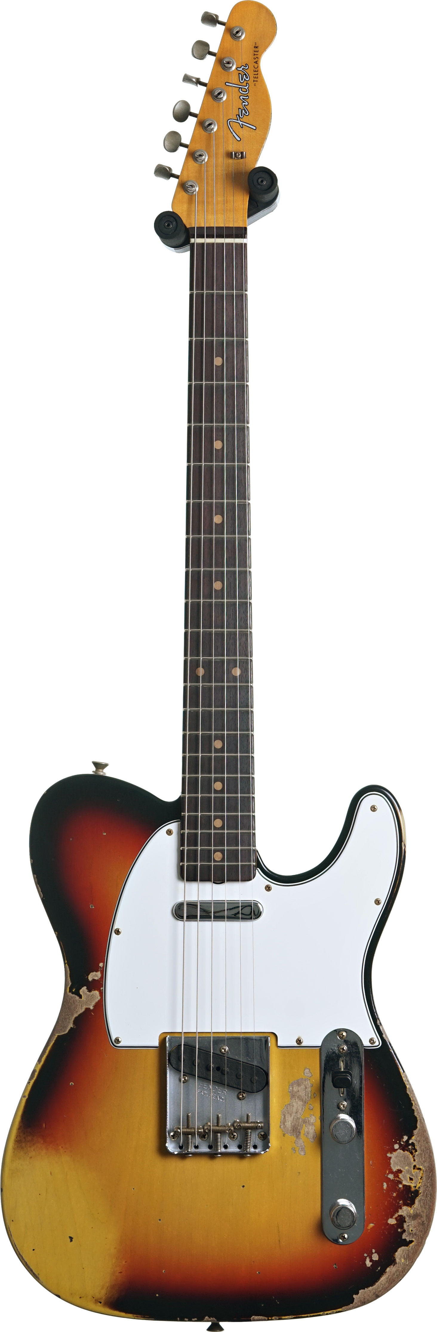 GUITARGUITAR Fender Custom Shop 1961 Telecaster Heavy Relic Faded Aged Bleached 3 Colour Sunburst #CZ587372