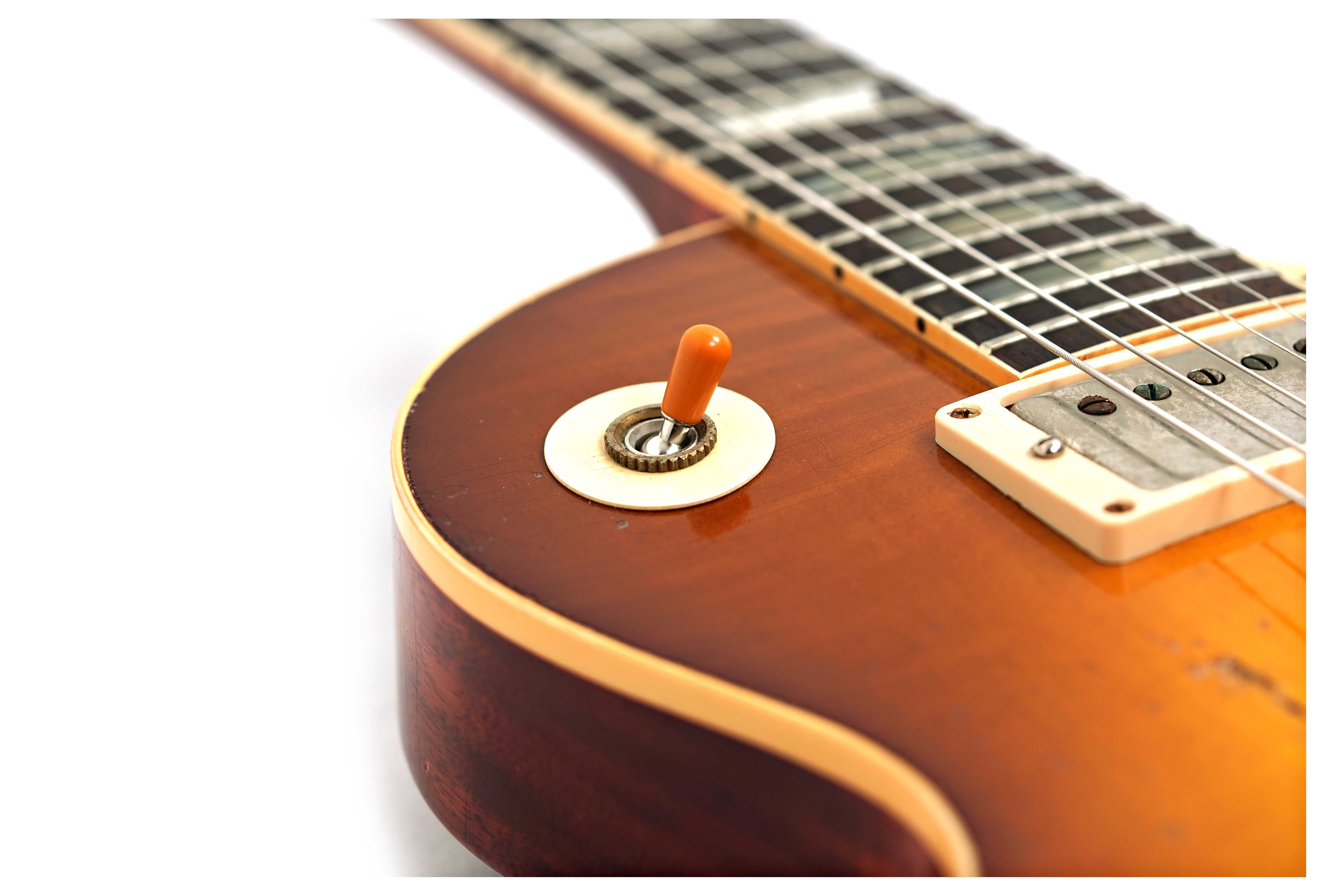 GUITARGUITAR Gibson Custom Shop Murphy Lab 1959 Les Paul Standard Reissue Heavy Aged Golden Poppy Burst #951703