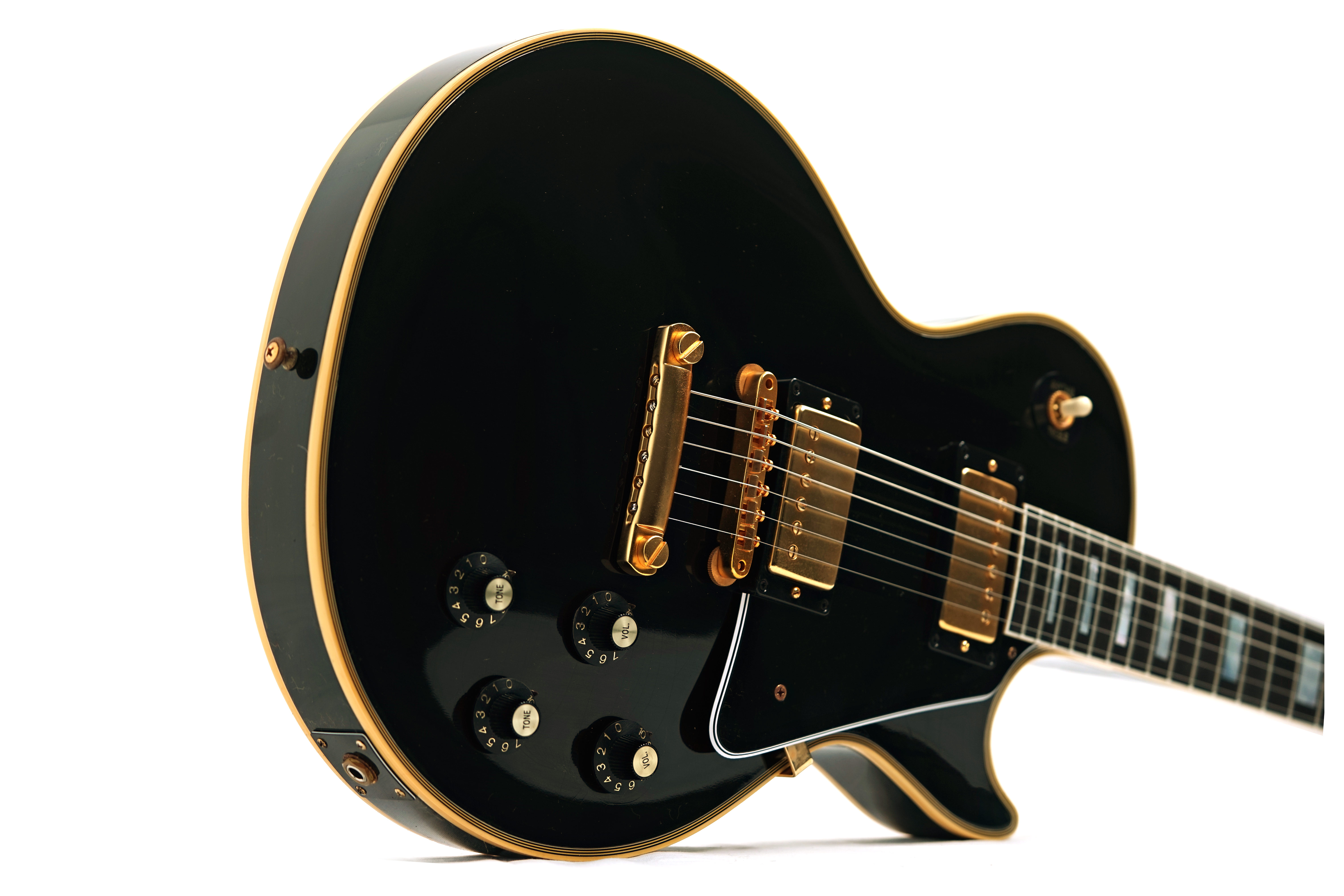 GUITARGUITAR Gibson Custom Shop Murphy Lab 1968 Les Paul Custom Reissue Ultra Light Aged Ebony #509028
