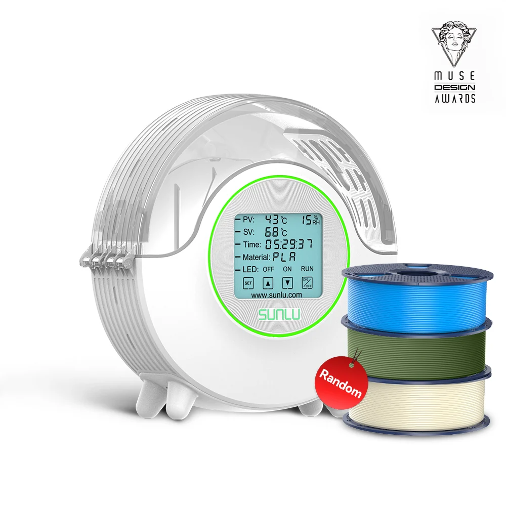 SUNLU S2 Filament Dryer, 360° Surround Heating During 3D Printing