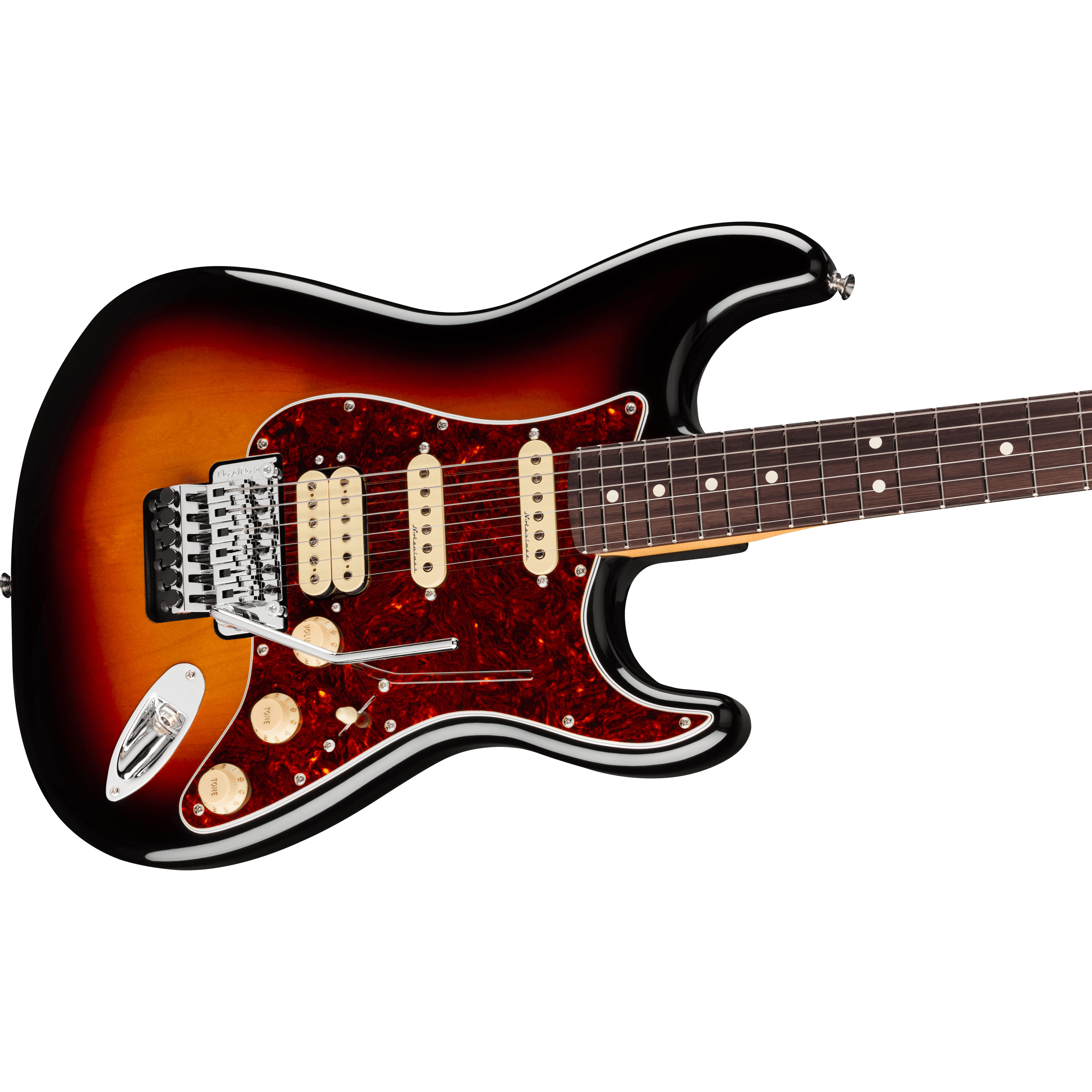 GUITARGUITAR Fender Player II Modified Stratocaster Floyd 3 Tone Sunburst Rosewood Fingerboard