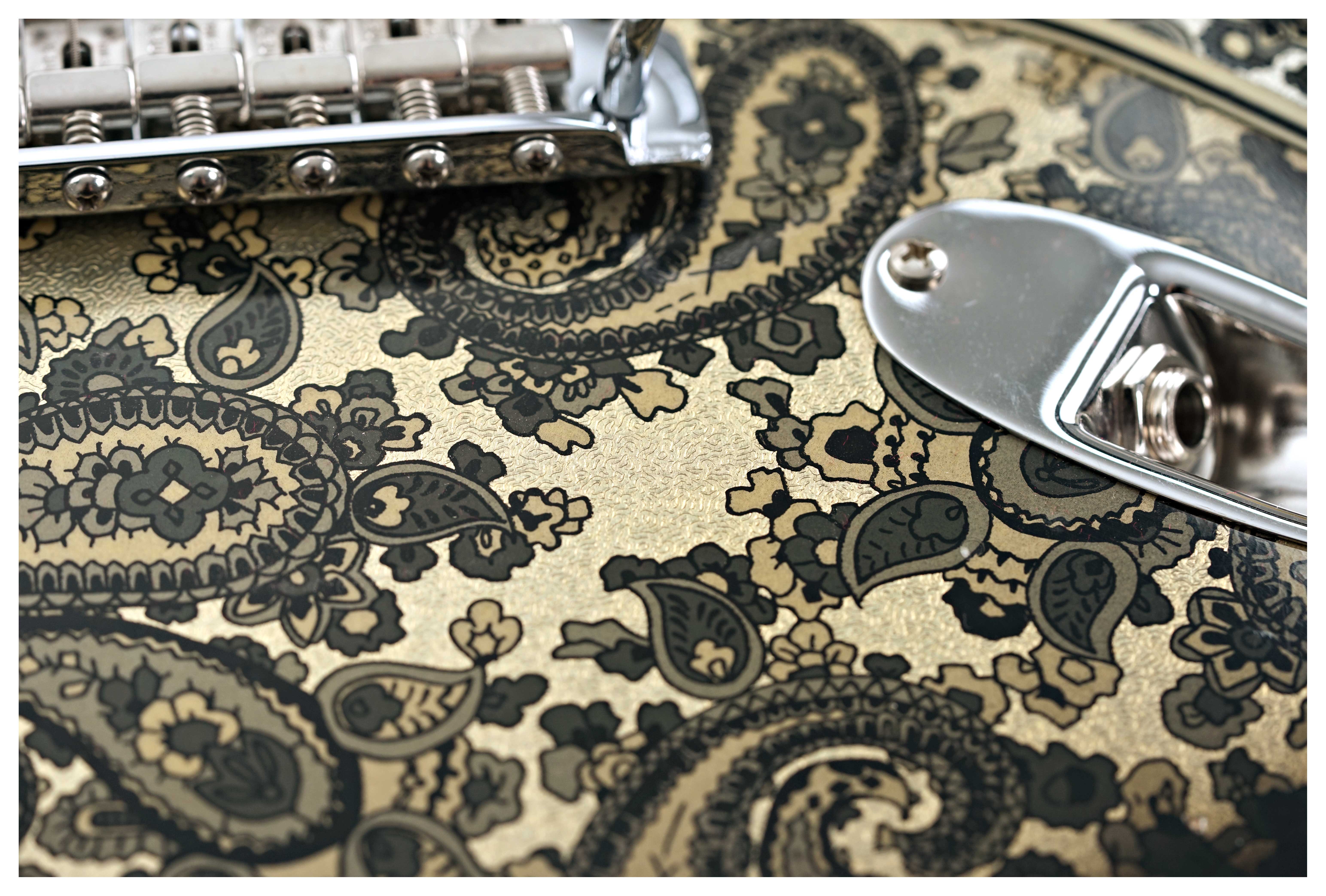 GUITARGUITAR Fender Custom Shop Limited Edition 1968 Stratocaster Journeyman Relic Black Paisley #CZ586101