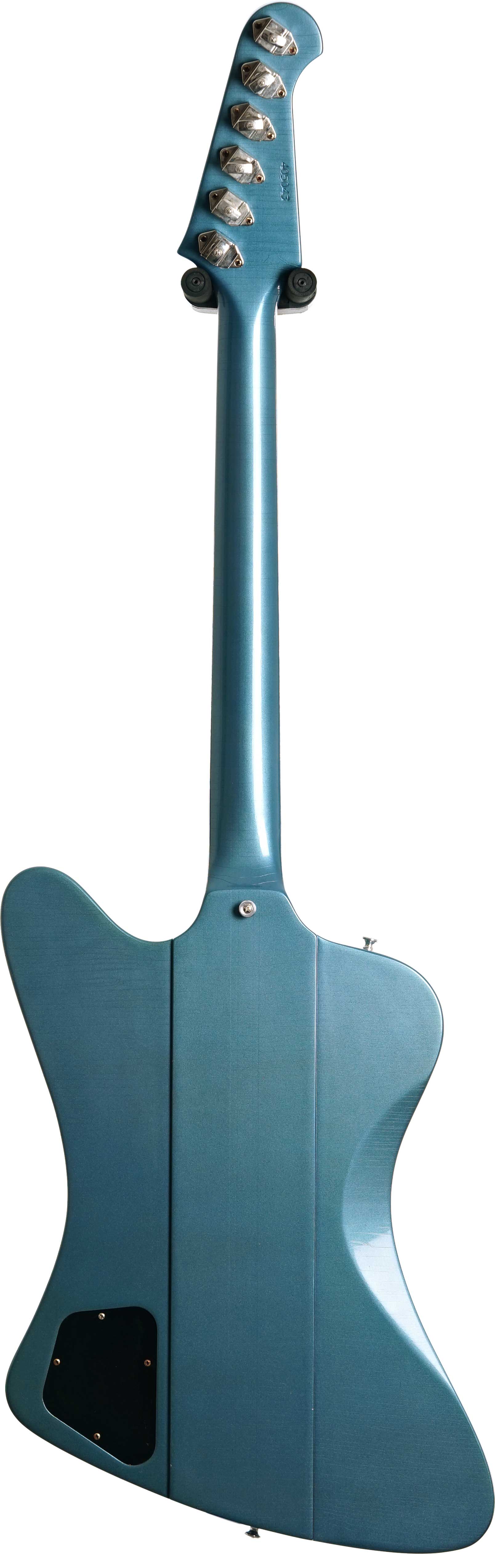 GUITARGUITAR Gibson Custom Shop 1963 Firebird V with Maestro Vibrola Ultra Light Aged Pelham Blue #405043
