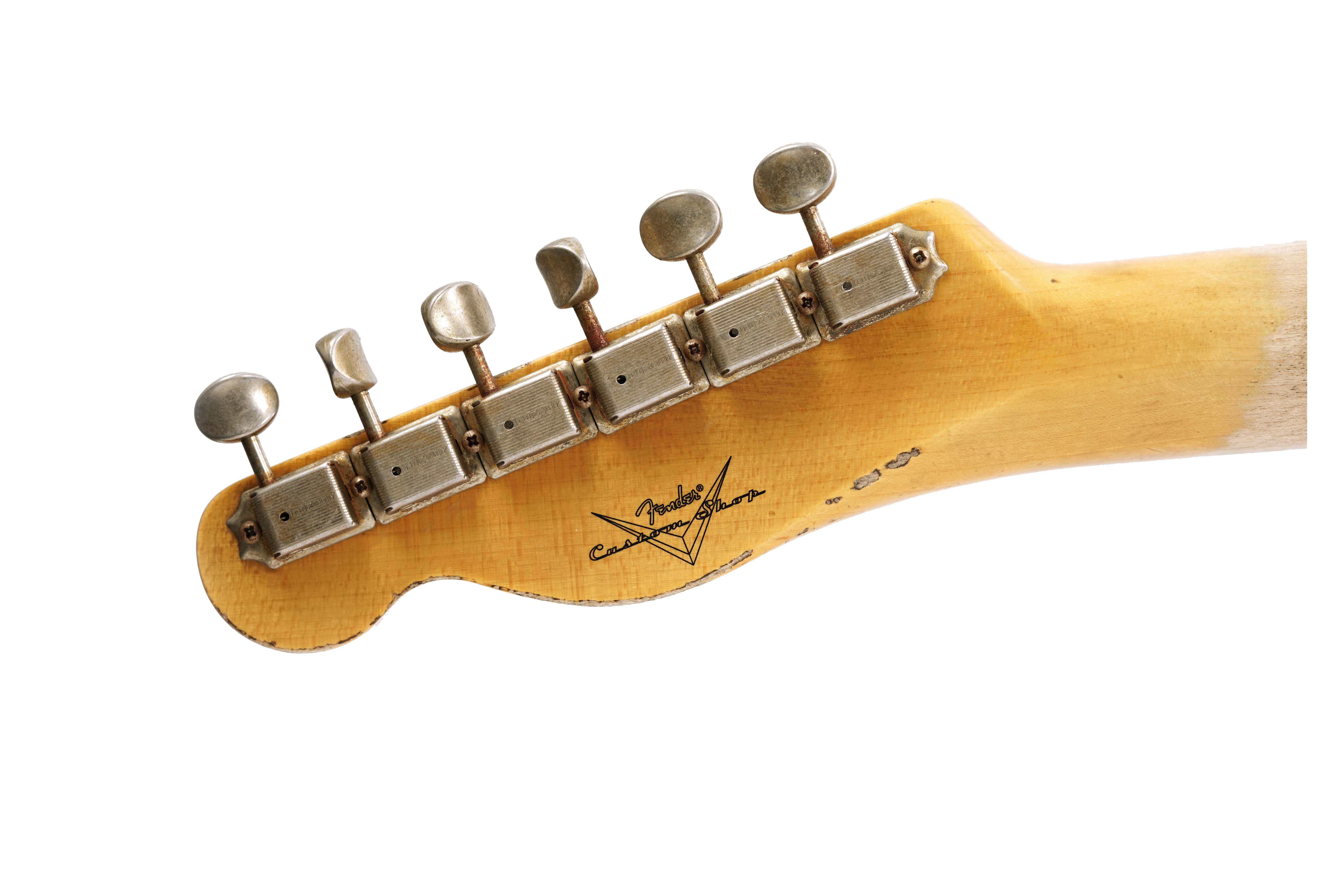 GUITARGUITAR Fender Custom Shop 1965 Telecaster Custom Heavy Relic Dakota Red Maple Fingerboard