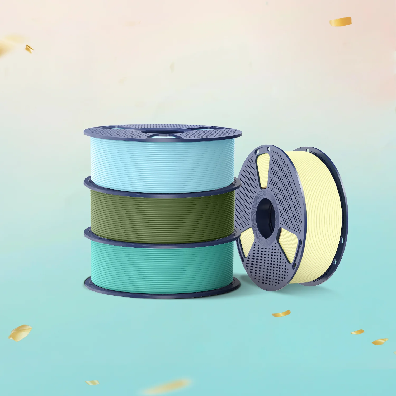 [MOQ: 6KG] PLA Macaron Colors (PLA Meta) 3D Printer Filament 1KG