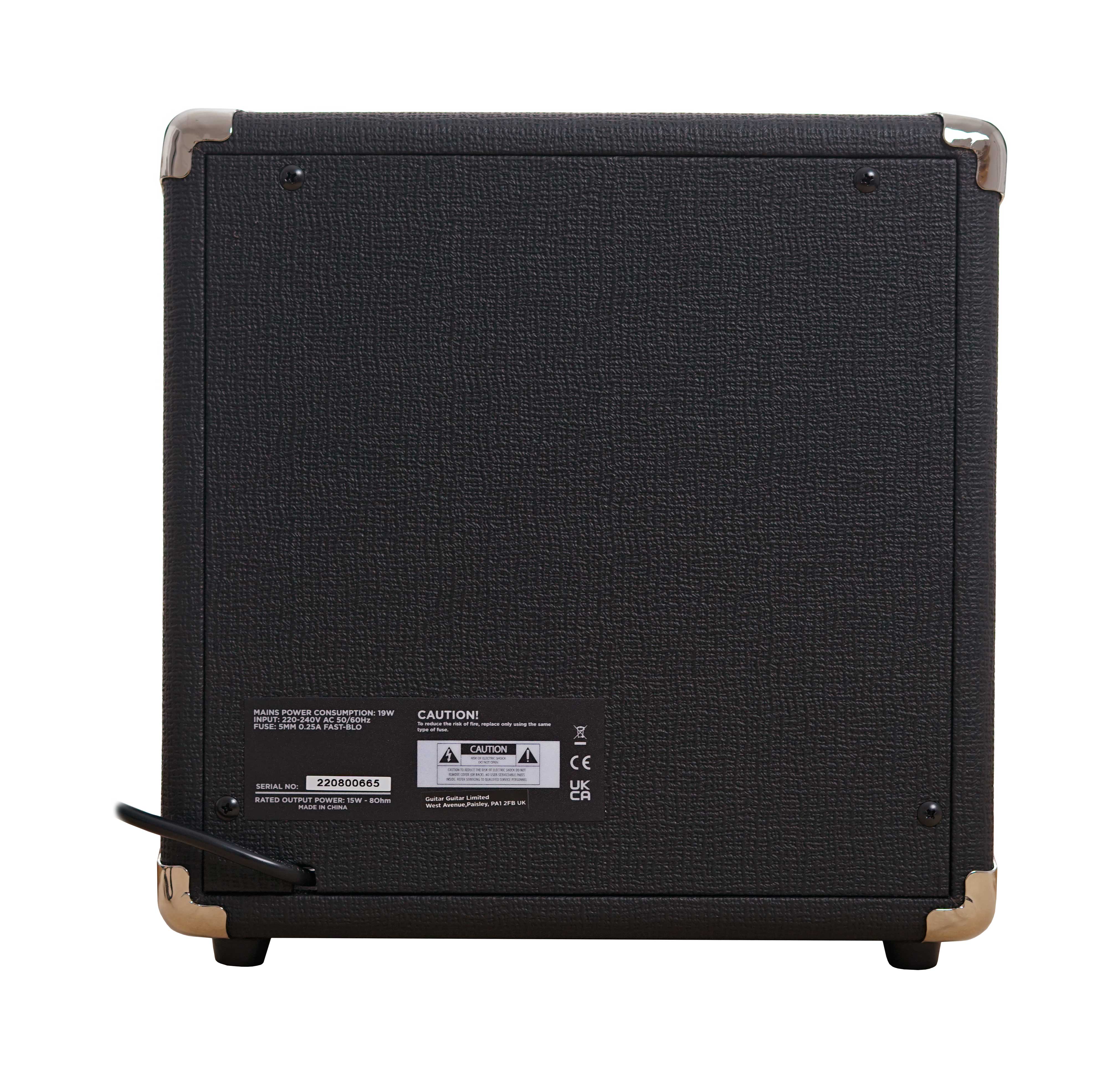 GUITARGUITAR EastCoast EC-15BII 15 Watt Bass Combo Practice Amp