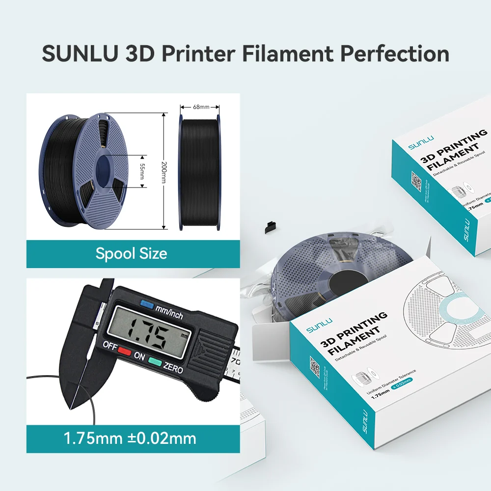 E ABS(Easy ABS) 3D Printer Filament 1KG(p.s.: For New Refill Spool is 0.9kg)