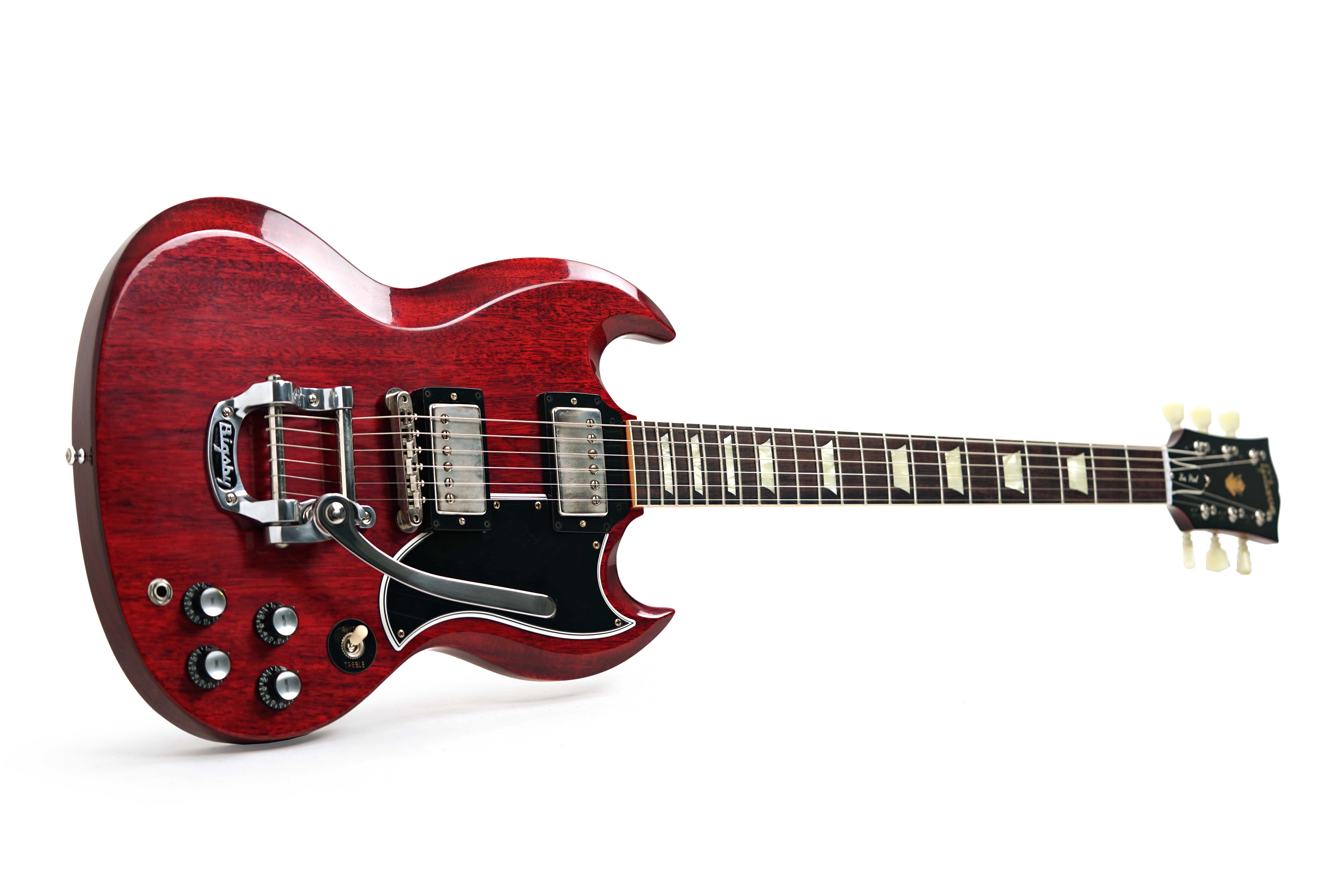 GUITARGUITAR Gibson Custom Shop 61 SG Standard Cherry Red B5 Bigsby VOS NH #504131