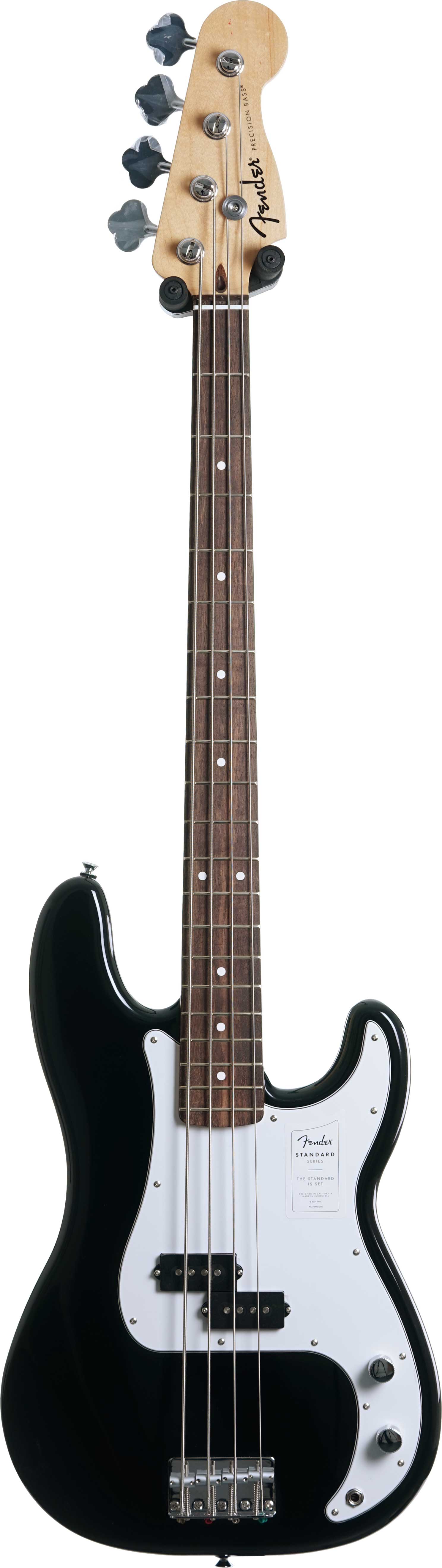 GUITARGUITAR Fender Standard Precision Bass Black Indian Laurel Fingerboard