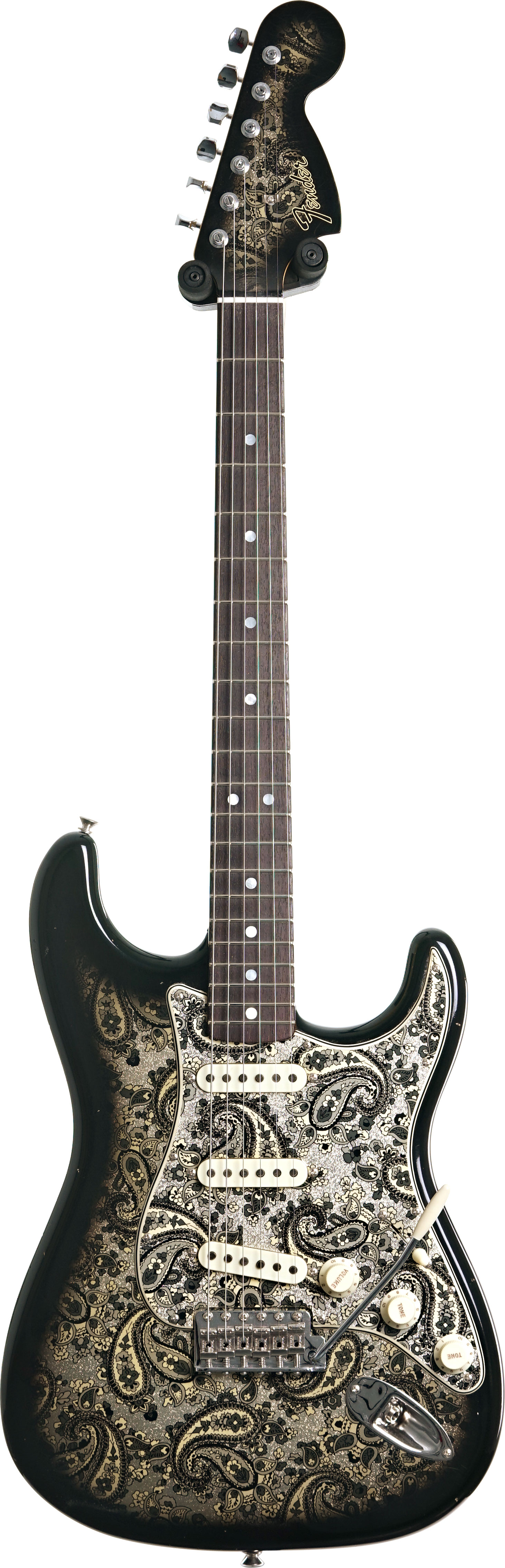 GUITARGUITAR Fender Custom Shop Limited Edition 1968 Stratocaster Journeyman Relic Black Paisley #CZ586101