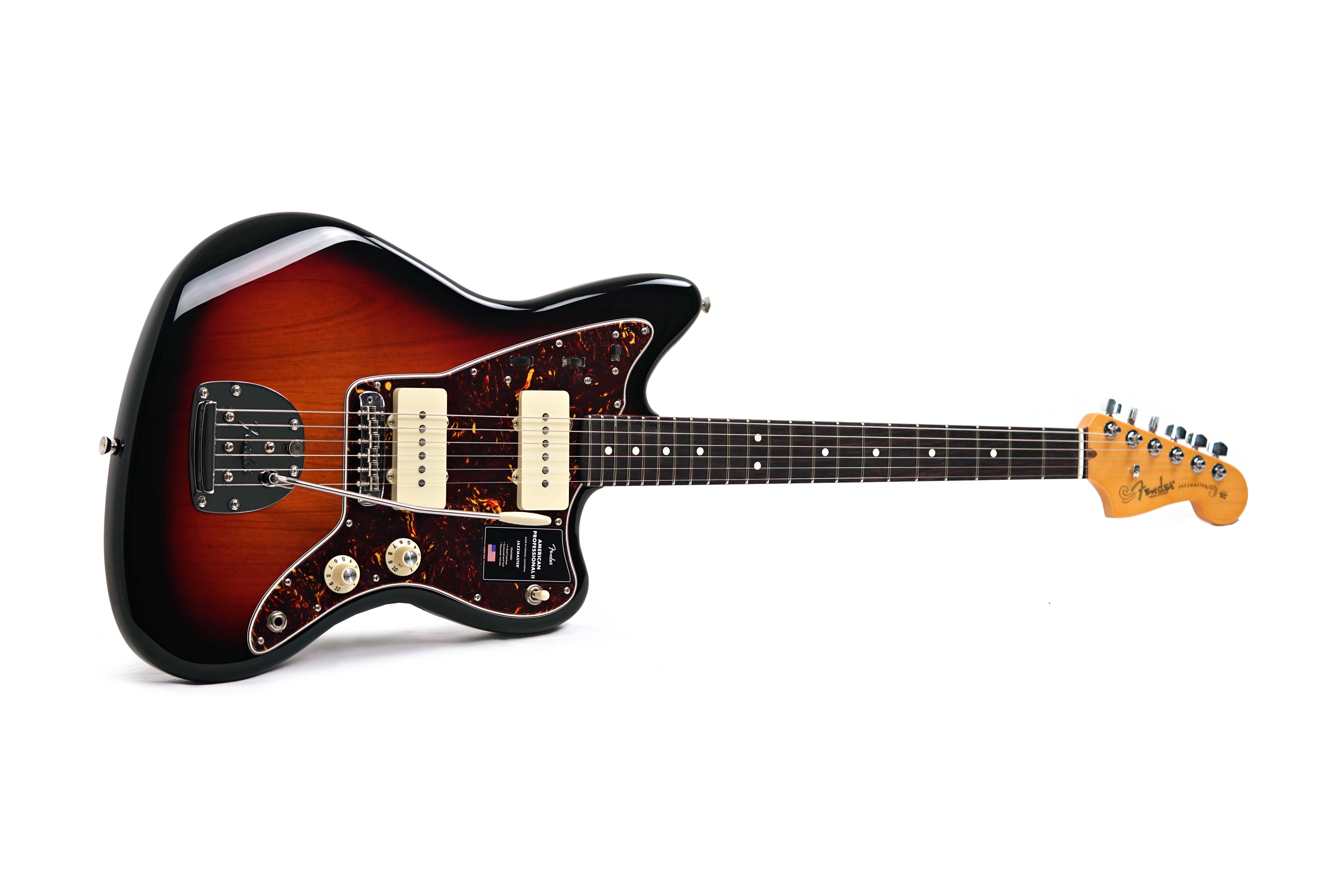GUITARGUITAR Fender American Professional II Jazzmaster 3 Tone Sunburst Rosewood Fingerboard #US25096867