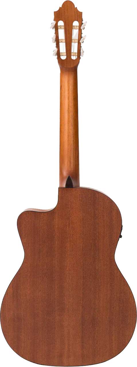GUITARGUITAR Santos Martinez Estudio Cutaway Electro-Classic Guitar Natural Satin