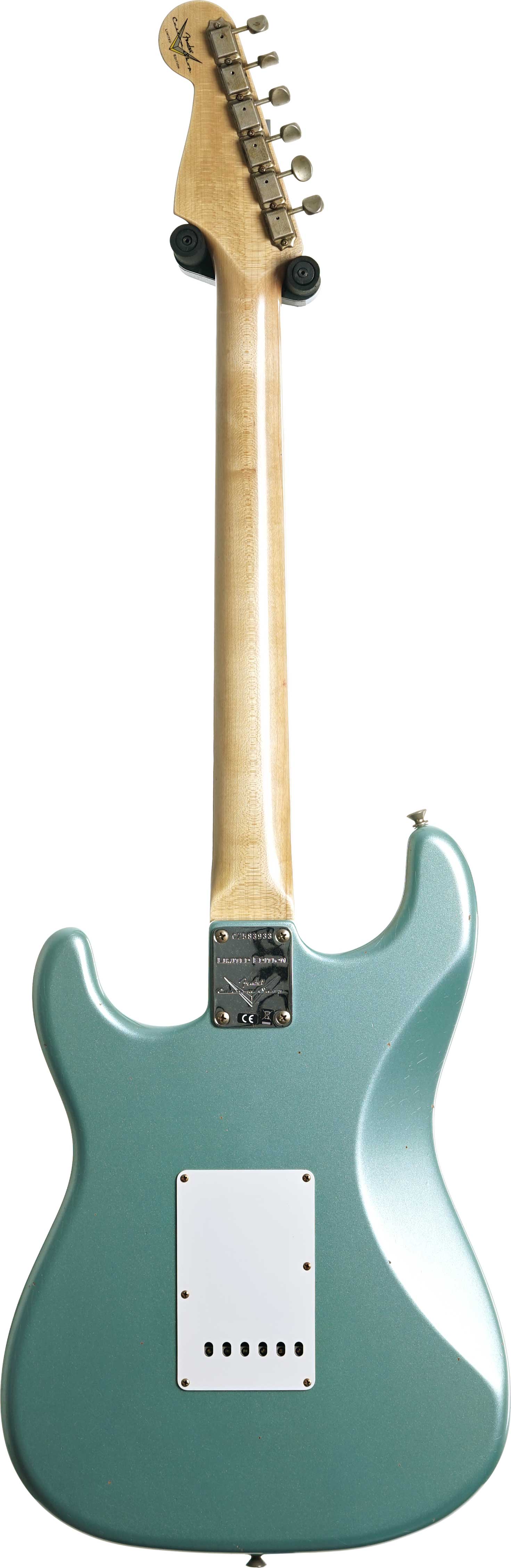 GUITARGUITAR Fender Custom Shop Limited Edition 1965 Stratocaster Journeyman Relic Aged Firemist Silver #CZ583933