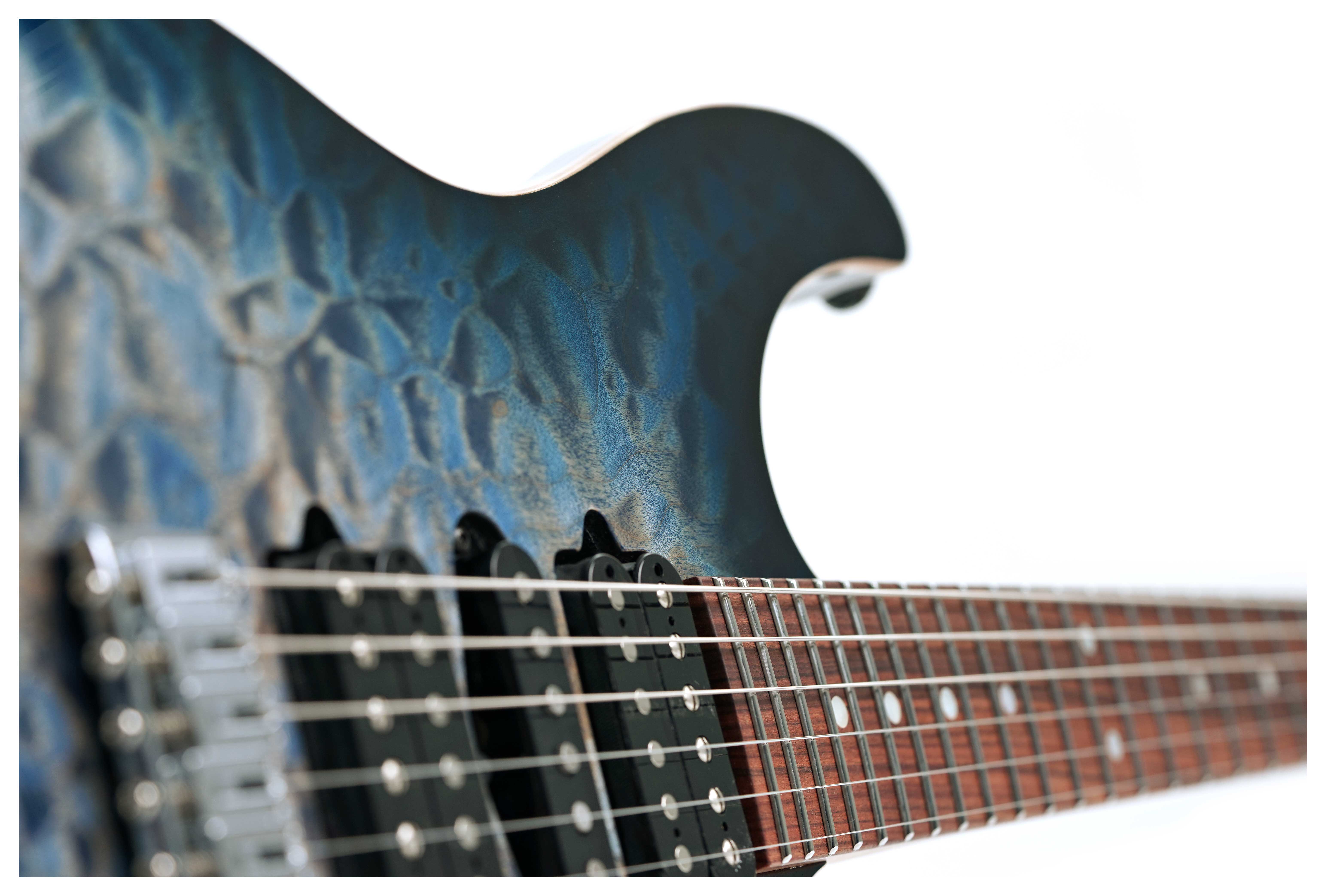 GUITARGUITAR Suhr Custom Modern Quilt Faded Trans Whale Blue Burst 73778