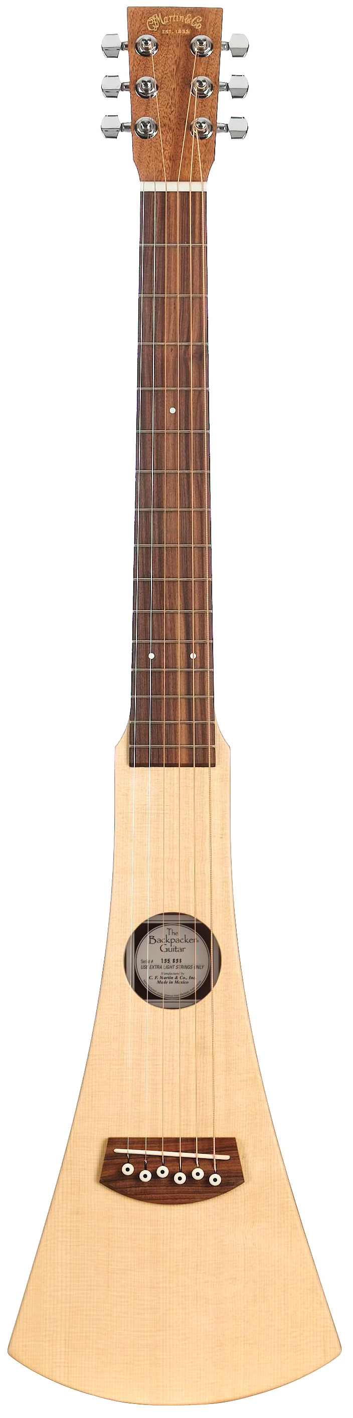 GUITARGUITAR Martin Backpacker Acoustic Left Handed