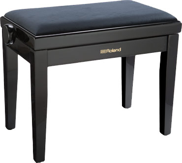 GUITARGUITAR Roland Adjustable Piano Bench Polished Ebony
