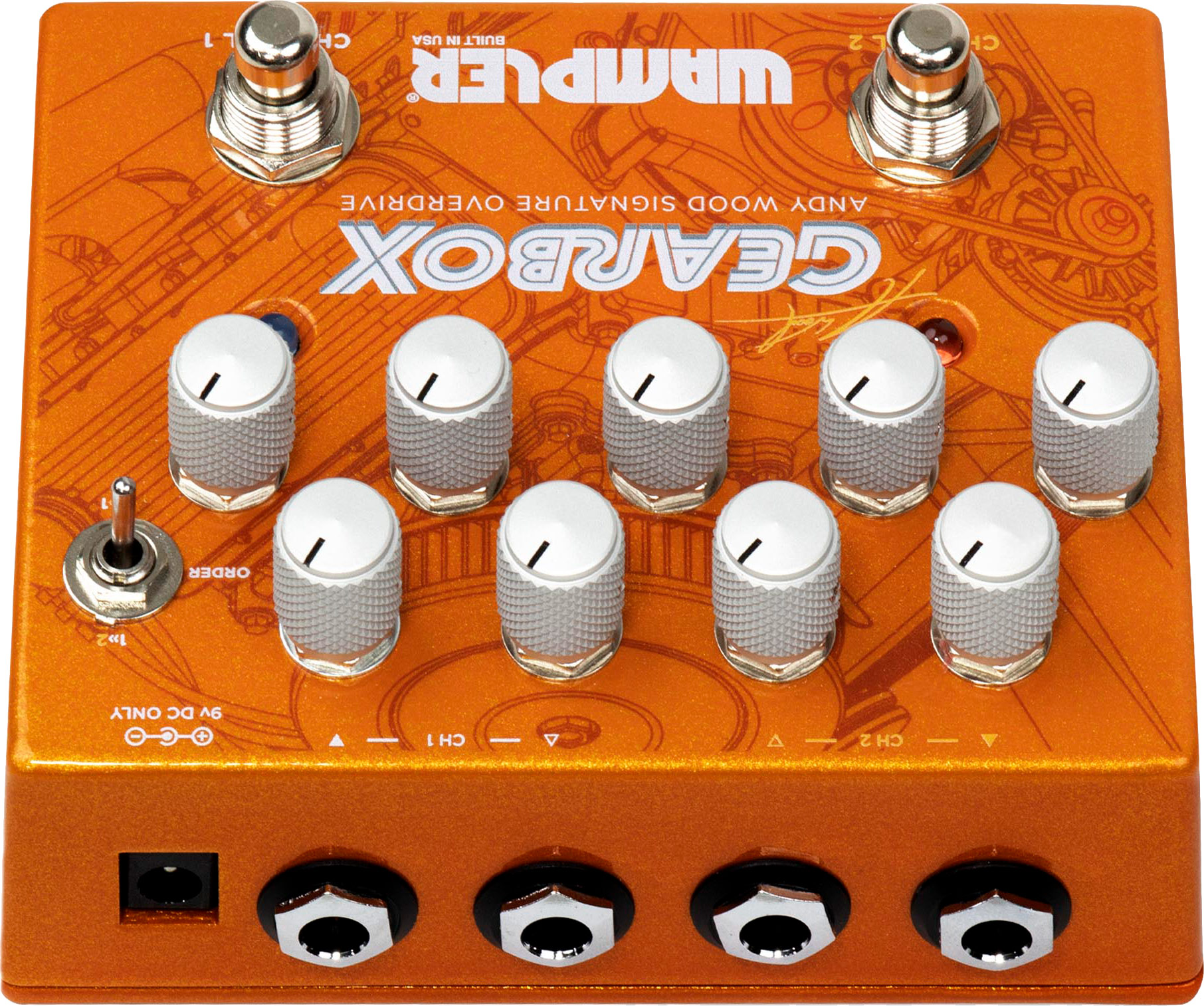 GUITARGUITAR Wampler Gearbox Andy Wood Signature Overdrive