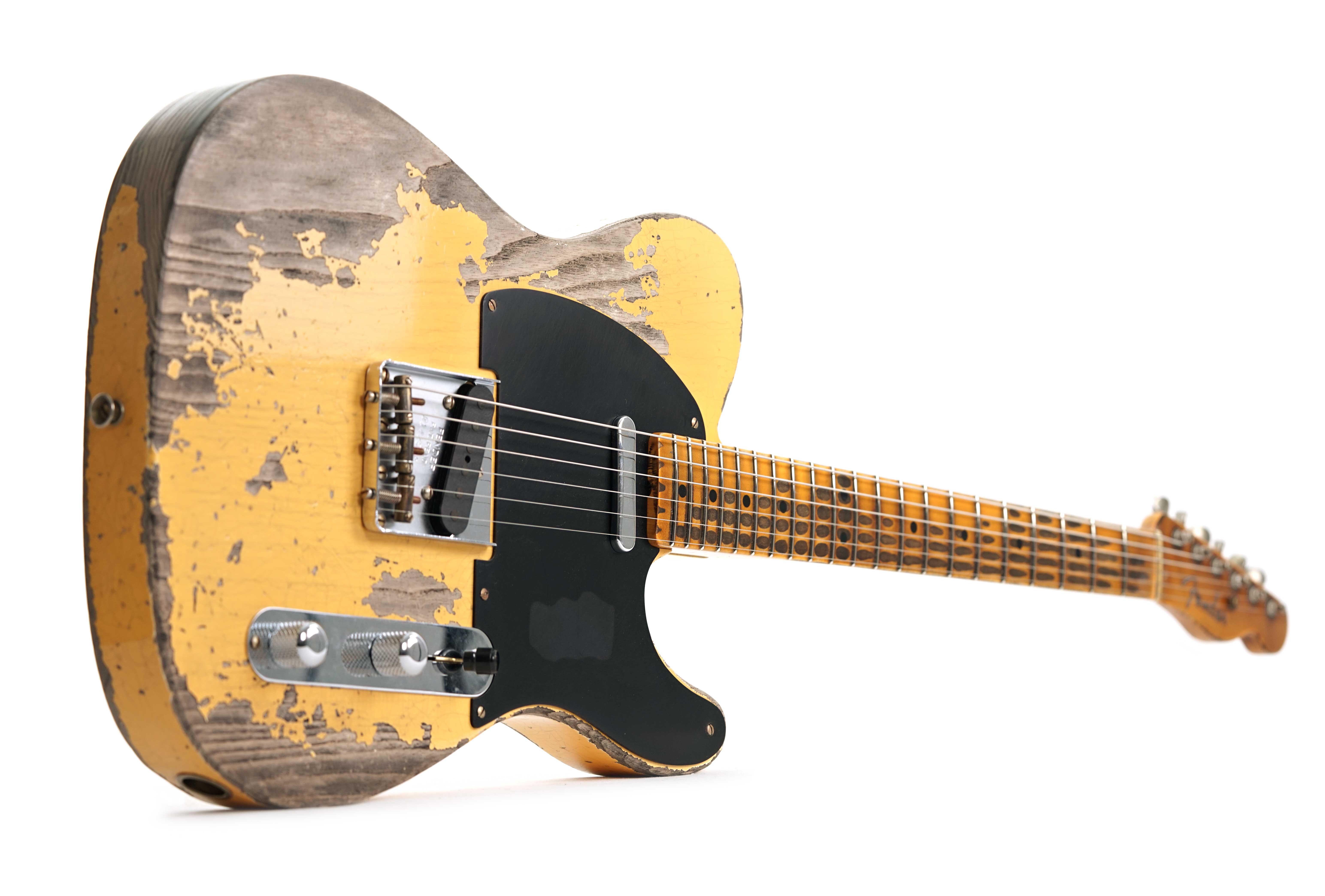 GUITARGUITAR Fender Custom Shop 1951 Nocaster Super Heavy Relic Super Faded Aged Nocaster Blonde #R142528