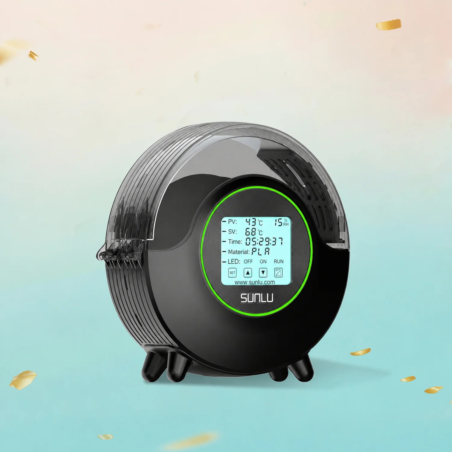 SUNLU S2 Filament Dryer, 360° Surround Heating During 3D Printing