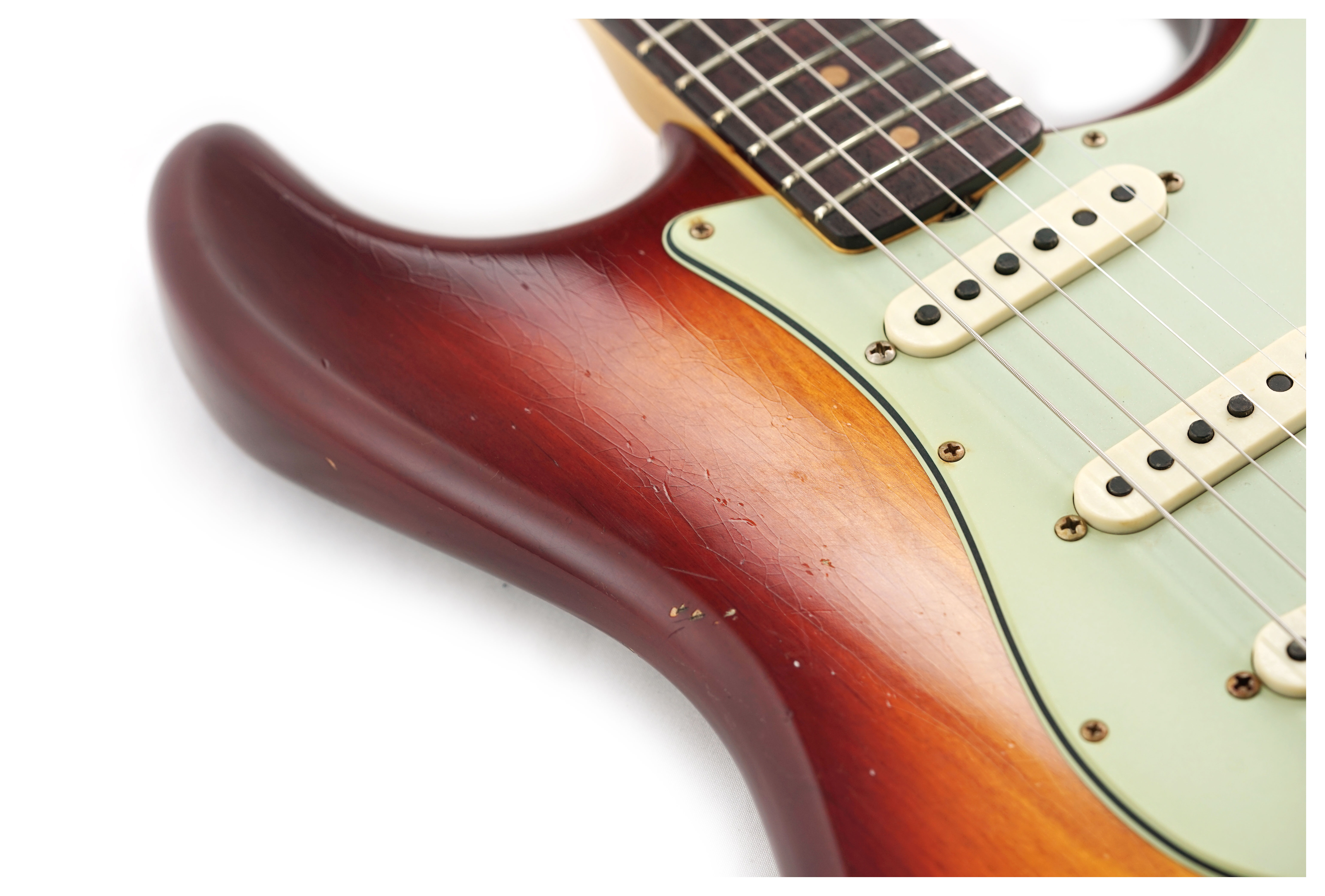 GUITARGUITAR Fender Custom Shop 1959 Collection Stratocaster Journeyman Relic Tobacco Burst Rosewood Fingerboard #CZ587036
