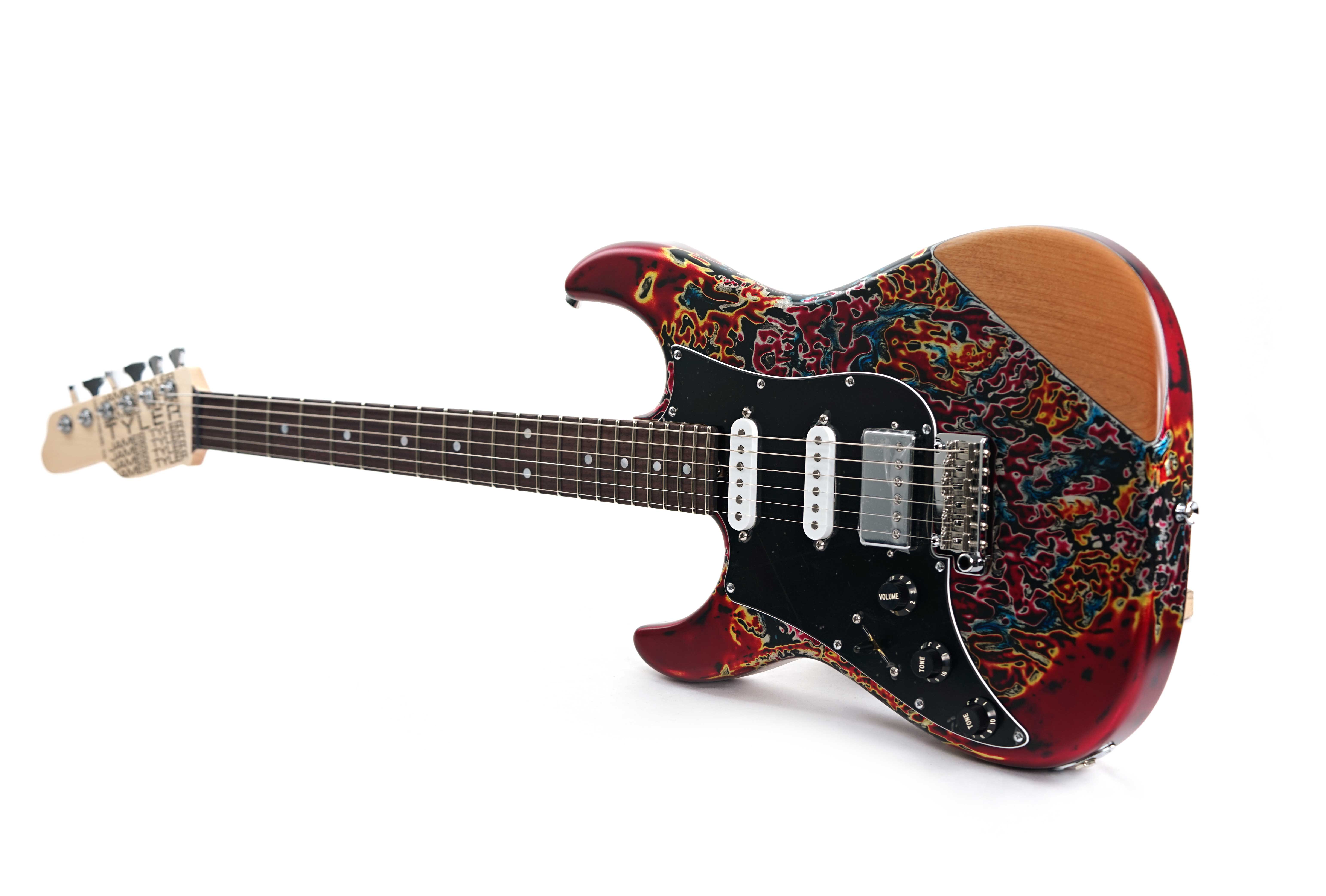 GUITARGUITAR Tyler Studio Elite Burning Water Left Handed #25323