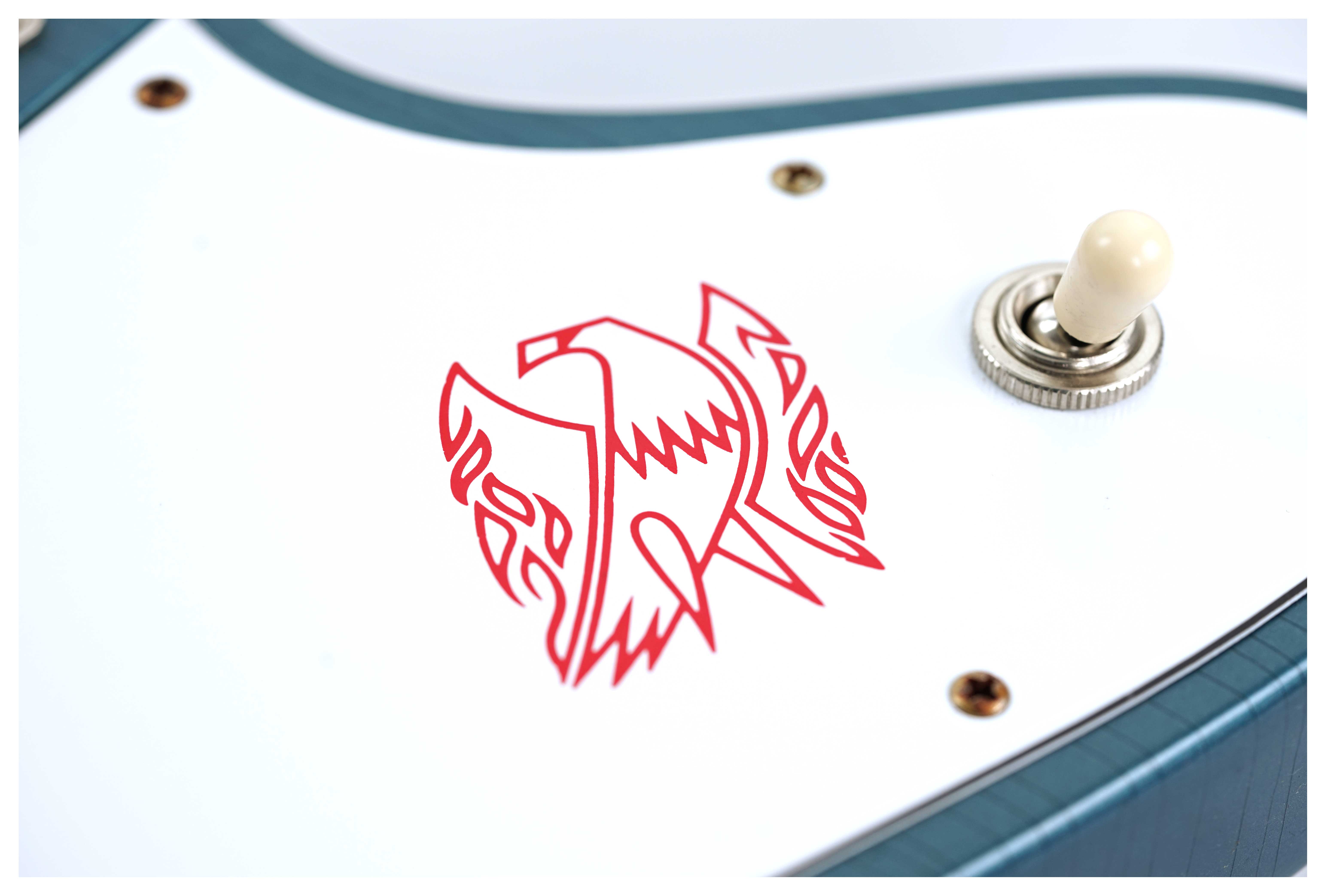 GUITARGUITAR Gibson Custom Shop 1963 Firebird V with Maestro Vibrola Ultra Light Aged Pelham Blue #405043