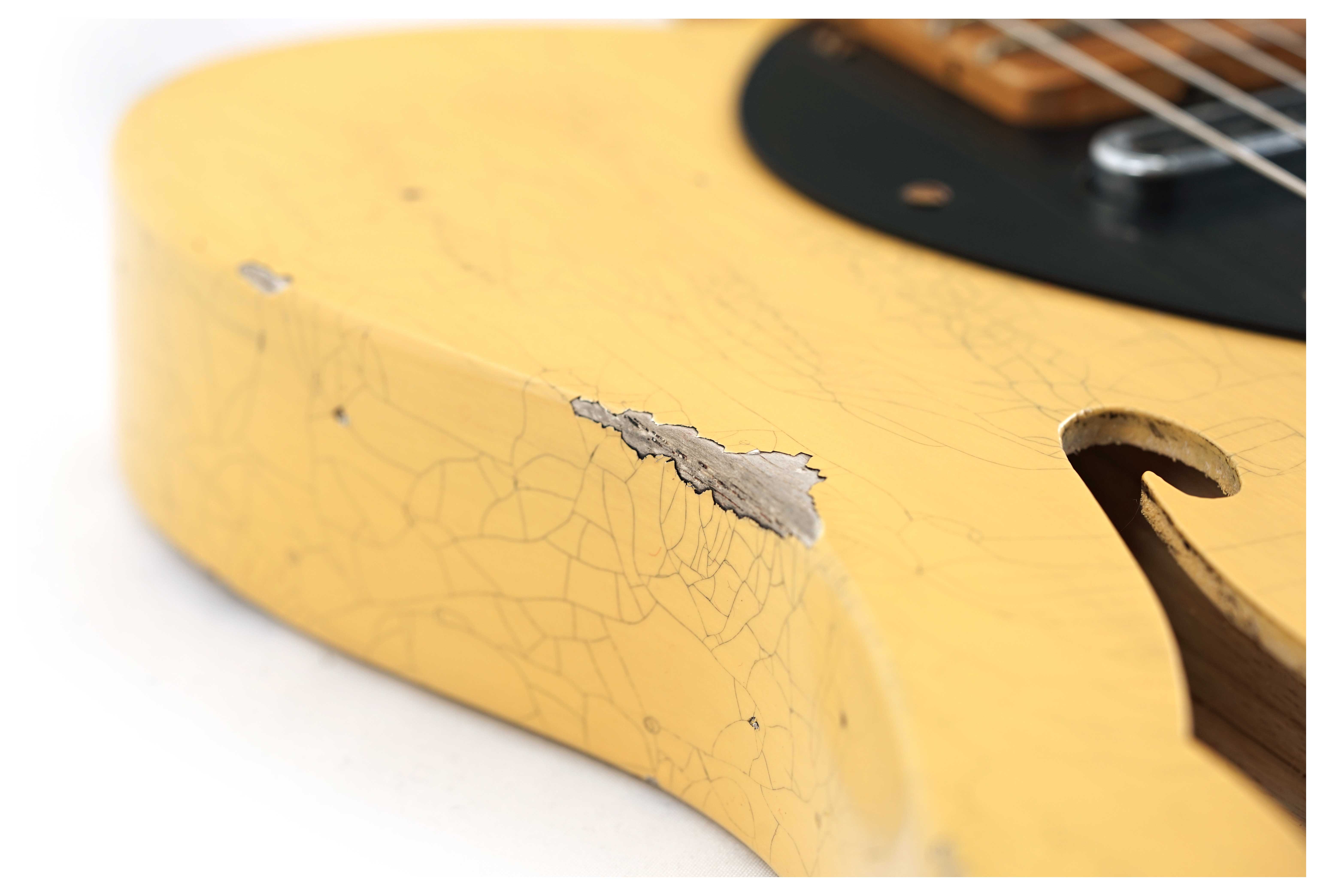GUITARGUITAR Fender Custom Shop Limited Edition Nocaster Thinline Relic Aged Nocaster Blonde #R137452
