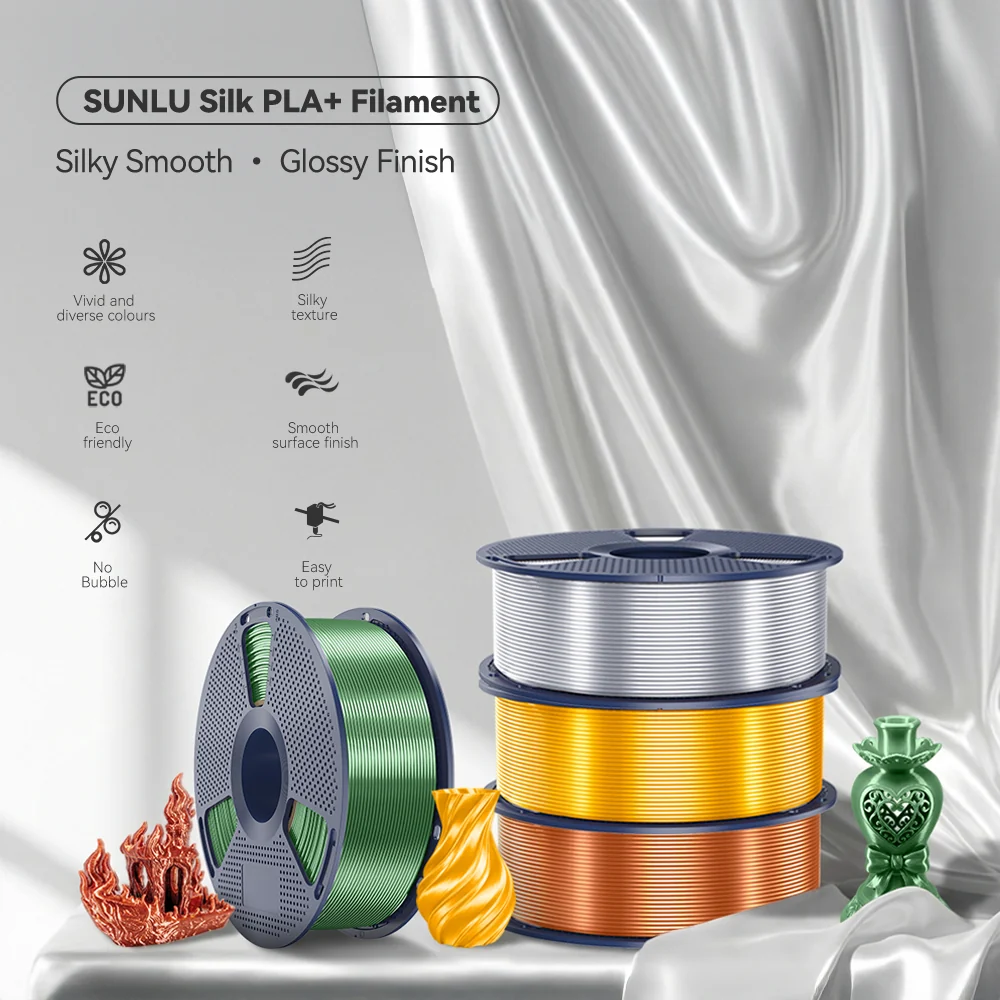 [MOQ: 6KG] SILK 3D Printer Filament 1KG