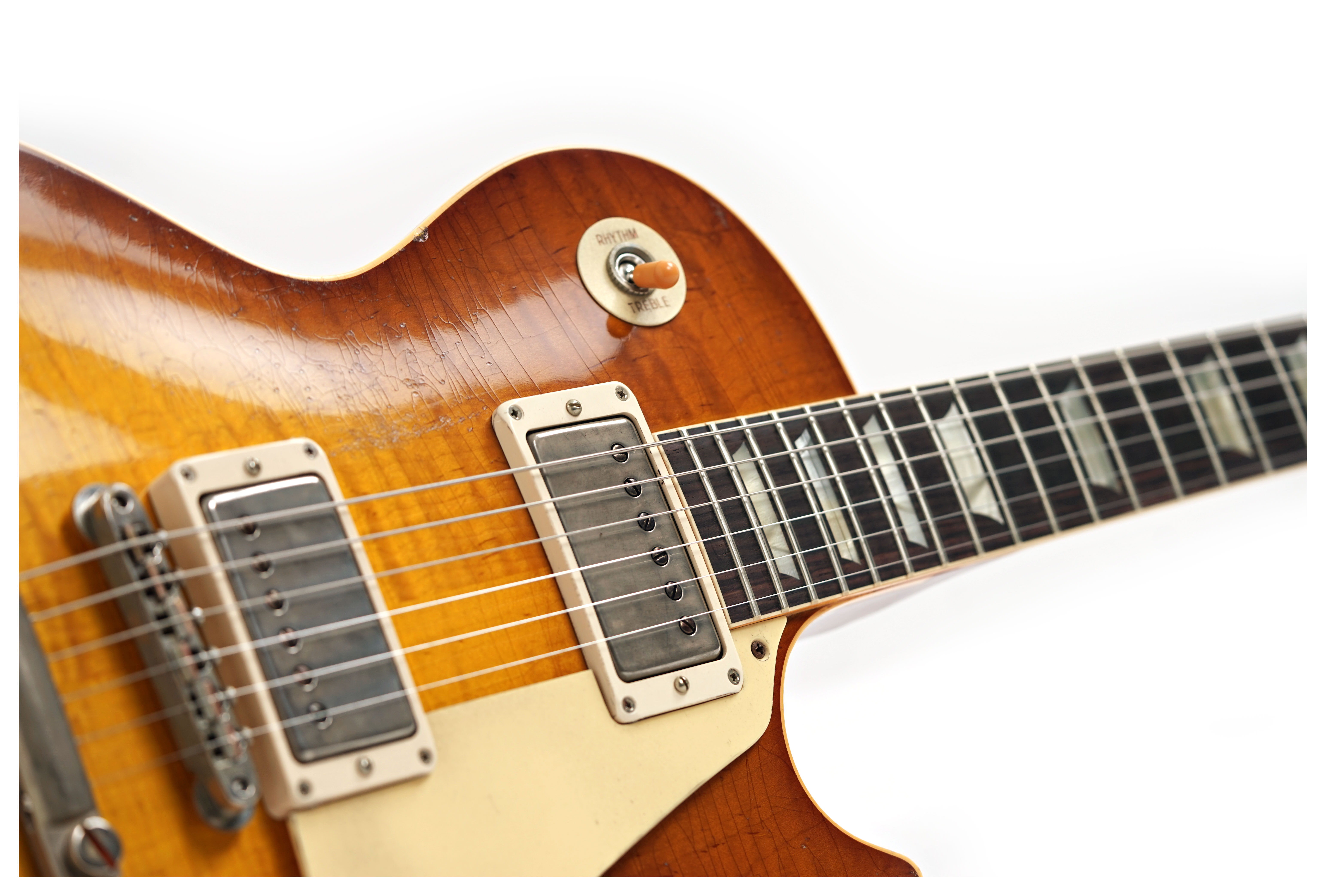 GUITARGUITAR Gibson Custom Shop Murphy Lab 1959 Les Paul Standard Reissue Heavy Aged Golden Poppy Burst #943458
