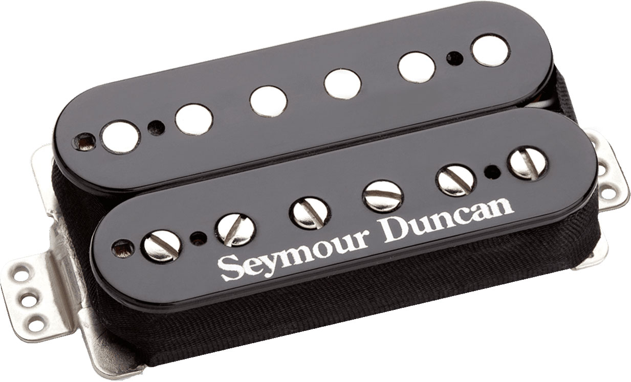 GUITARGUITAR Seymour Duncan Green Magic Trembucker Bridge Black