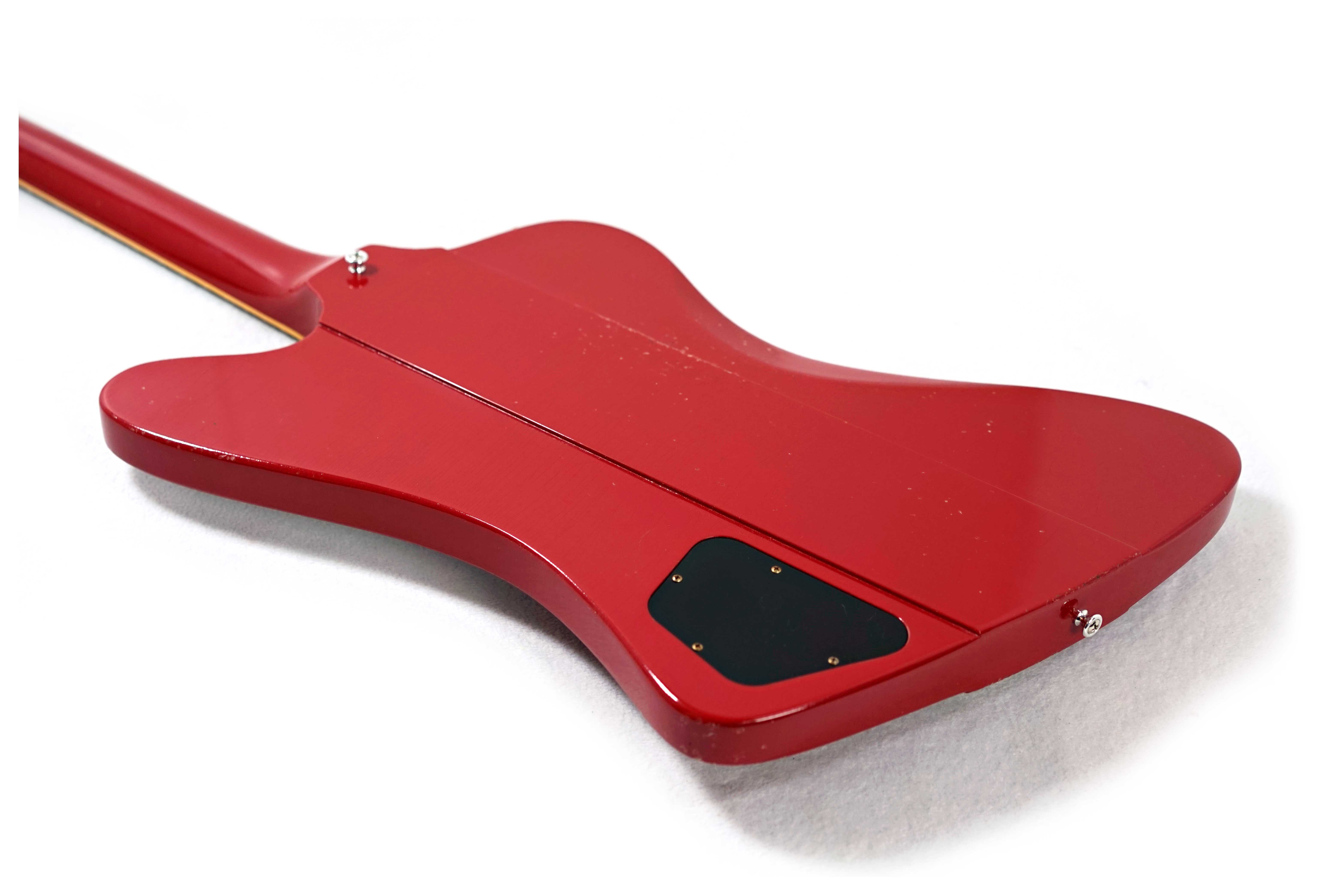 GUITARGUITAR Gibson Custom Shop 1963 Firebird V With Maestro Vibrola Light Aged Cardinal Red #304583
