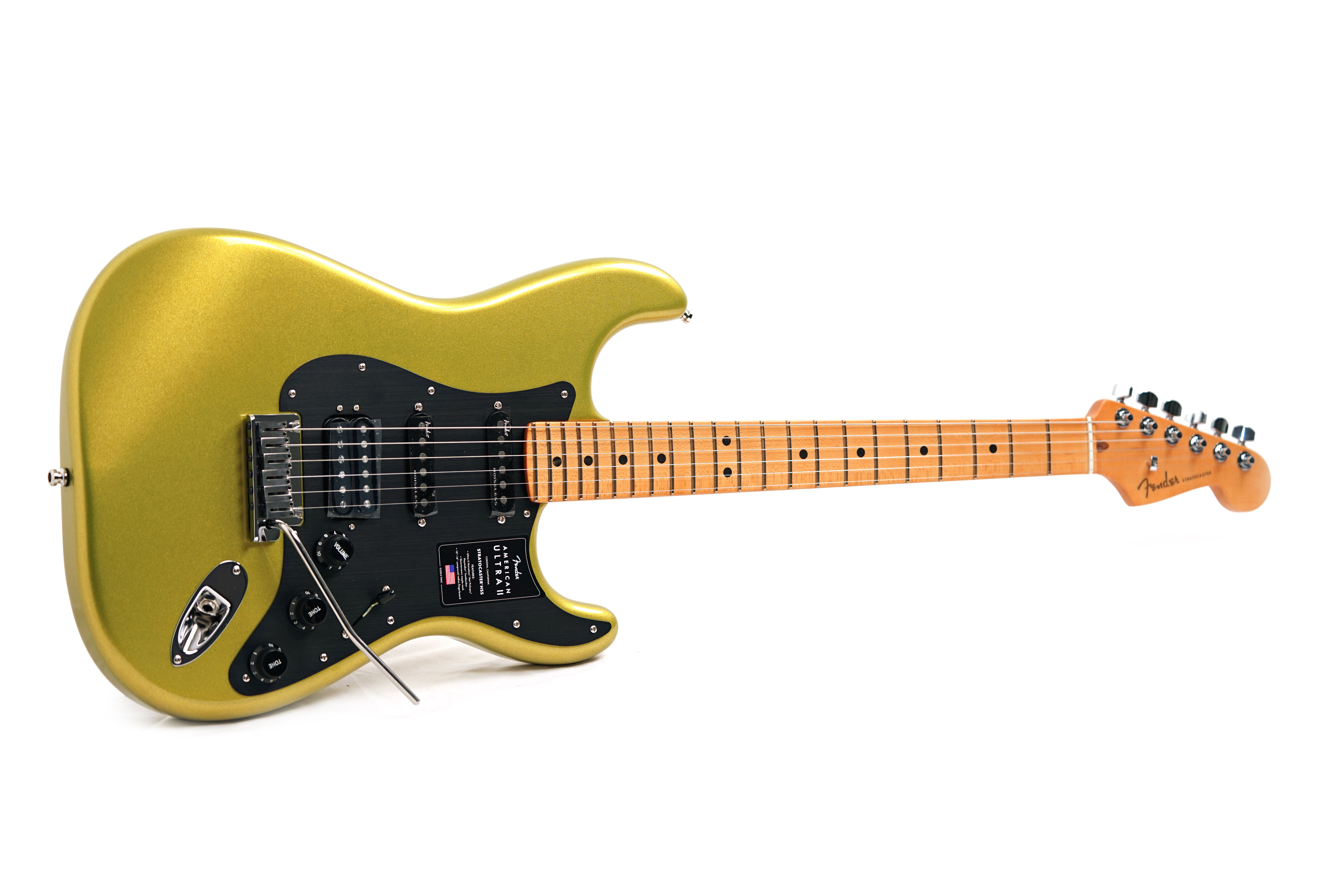 GUITARGUITAR Fender American Ultra II Stratocaster HSS Maple Fingerboard Solar Flare #US240043285