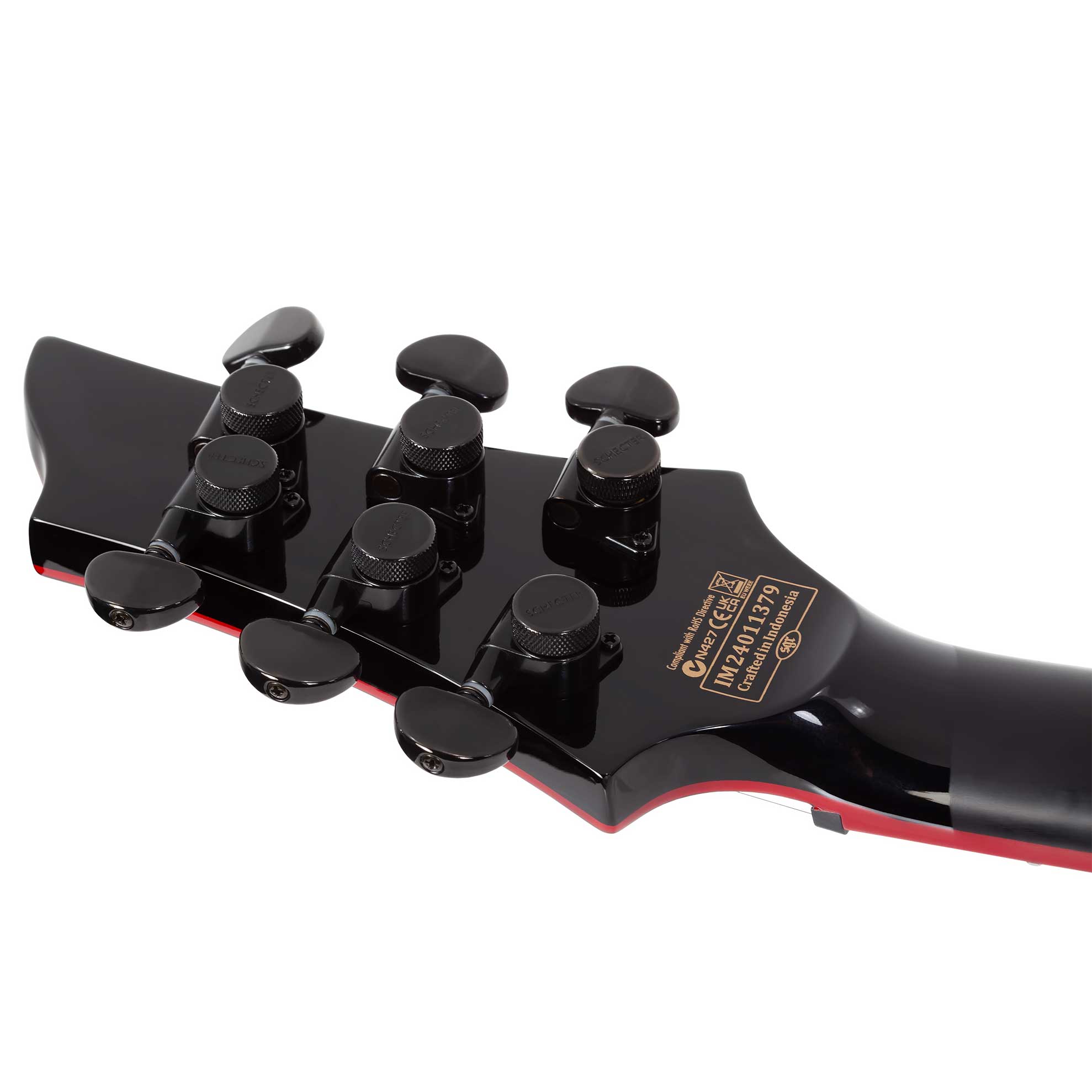 GUITARGUITAR Schecter Sunset-6 Red Dawn Gloss Black